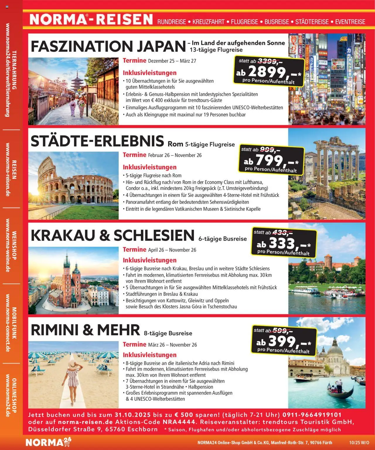 Norma Bestellmagazin Oktober 2025 – gültig ab 01.10.2025 | Seite: 28 | Produkte: Uhr Norma Bestellmagazin Oktober 2025 – gültig ab 01.10.2025 | Seite: 28 | Produkte: Uhr