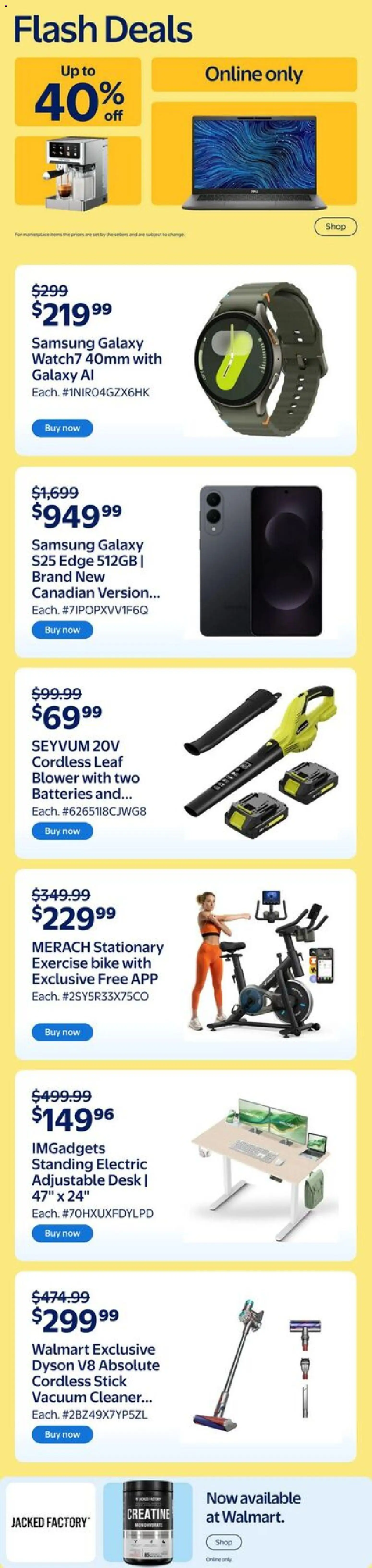 Walmart flyer valid from 23.10.2025 | Page: 9 | Products: Vacuum cleaner Walmart flyer valid from 23.10.2025 | Page: 9 | Products: Vacuum cleaner