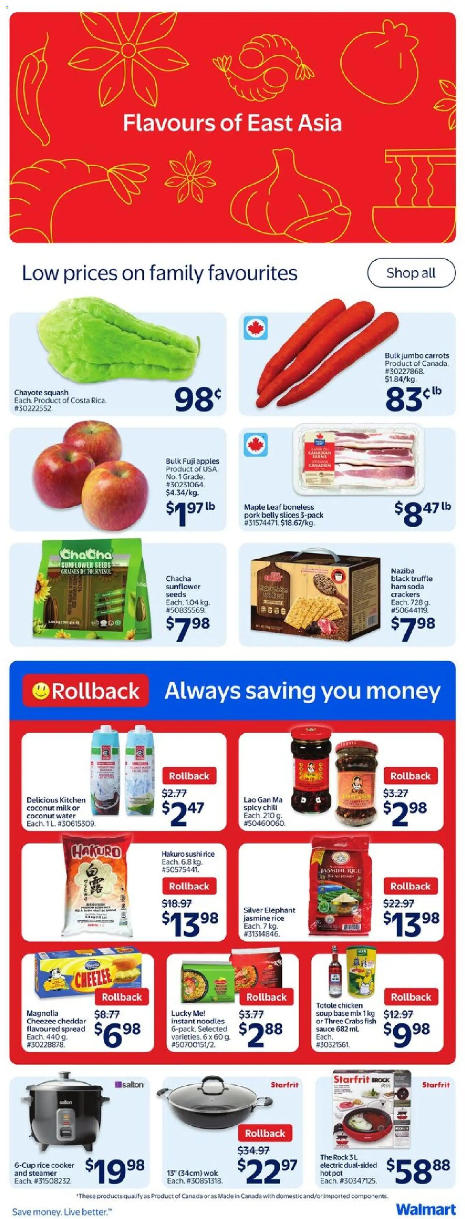 Walmart flyer valid from 23.10.2025 | Page: 10 | Products: Milk, Ham, Chicken, Pork Walmart flyer valid from 23.10.2025 | Page: 10 | Products: Milk, Ham, Chicken, Pork