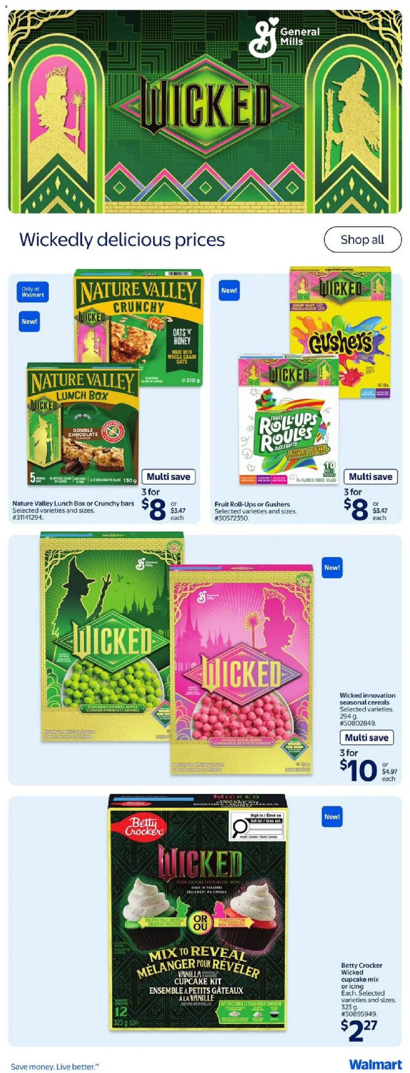 Walmart flyer valid from 23.10.2025 | Page: 20 | Products: Cereals, Box Walmart flyer valid from 23.10.2025 | Page: 20 | Products: Cereals, Box