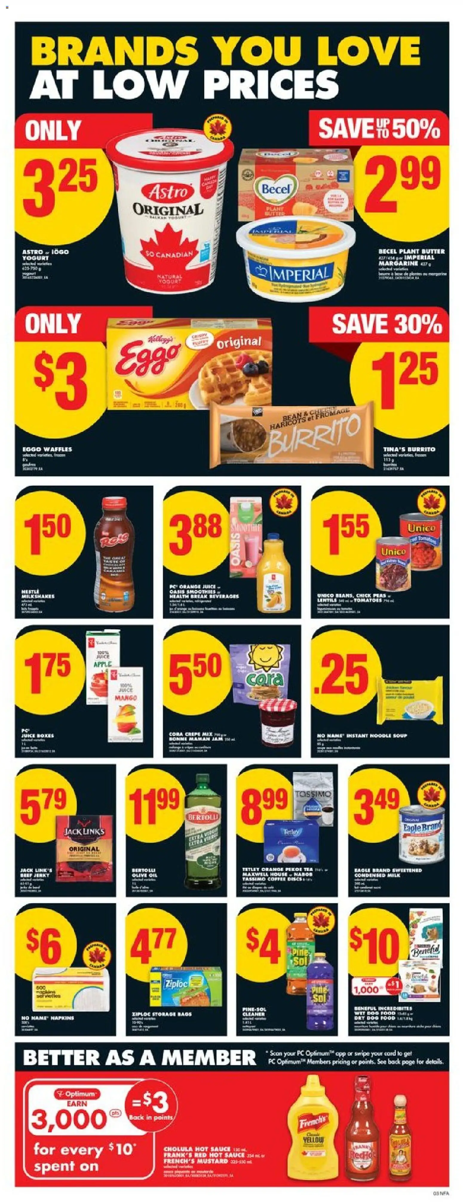 No Frills flyer valid from 23.10.2025 | Page: 4 | Products: PC, Milk, Coffee, Tomatoes No Frills flyer valid from 23.10.2025 | Page: 4 | Products: PC, Milk, Coffee, Tomatoes