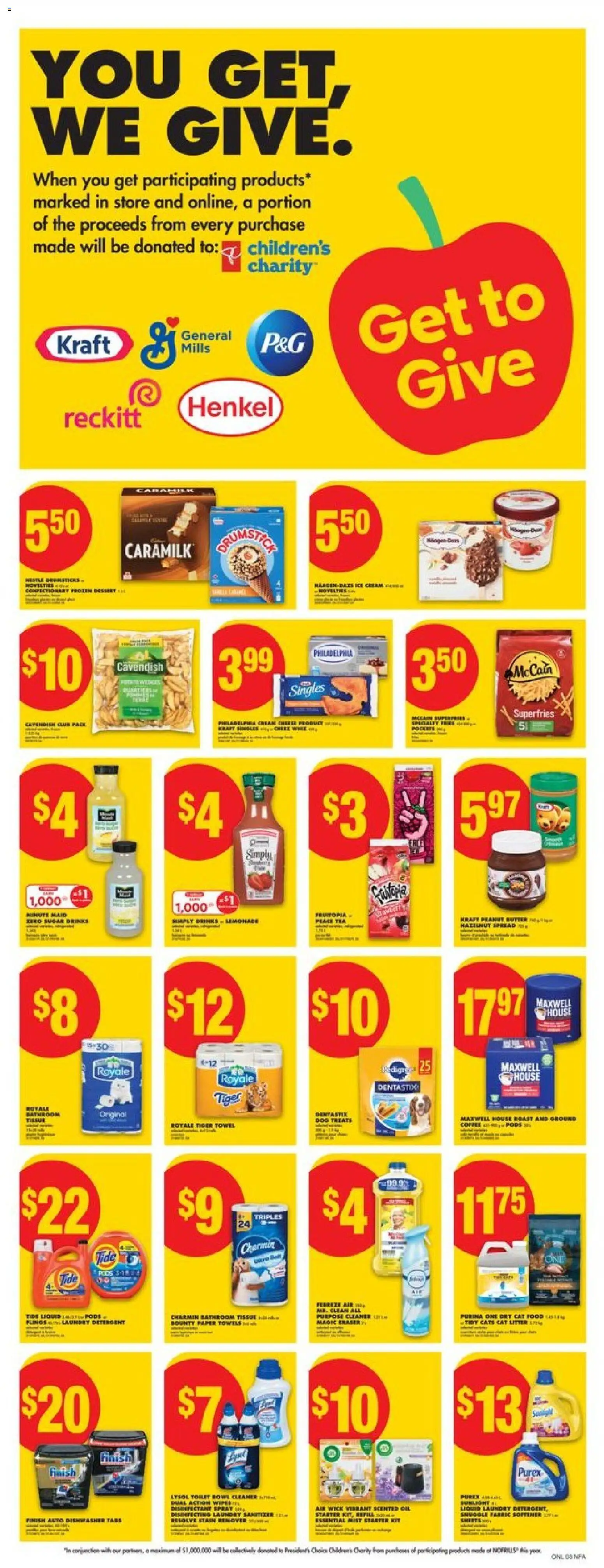 No Frills flyer valid from 23.10.2025 | Page: 9 | Products: Tea, Dishwasher, Detergent, Juice No Frills flyer valid from 23.10.2025 | Page: 9 | Products: Tea, Dishwasher, Detergent, Juice