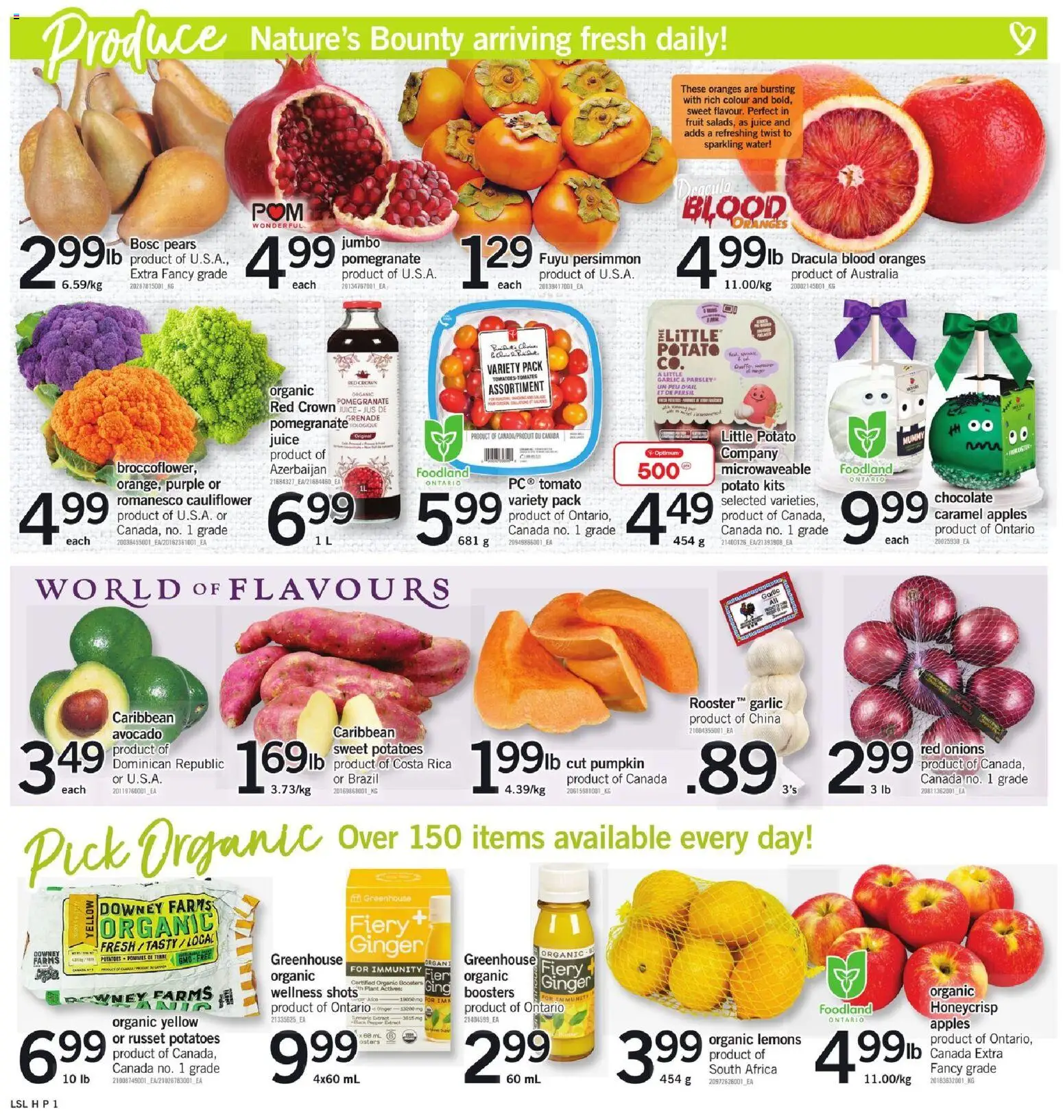 Loblaws flyer valid from 23.10.2025 | Page: 3 | Products: Chocolate, Pumpkin, Apples, Oranges Loblaws flyer valid from 23.10.2025 | Page: 3 | Products: Chocolate, Pumpkin, Apples, Oranges