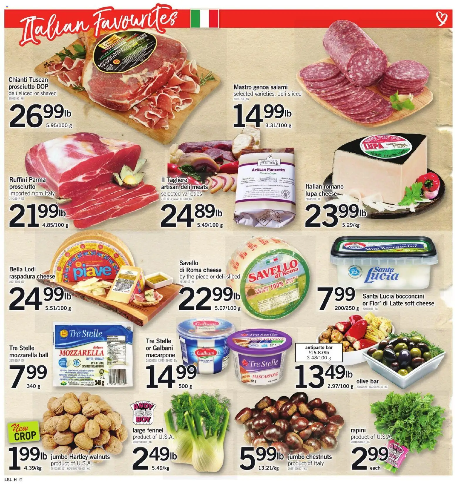 Loblaws flyer valid from 23.10.2025 | Page: 7 | Products: Cheese, Salami Loblaws flyer valid from 23.10.2025 | Page: 7 | Products: Cheese, Salami
