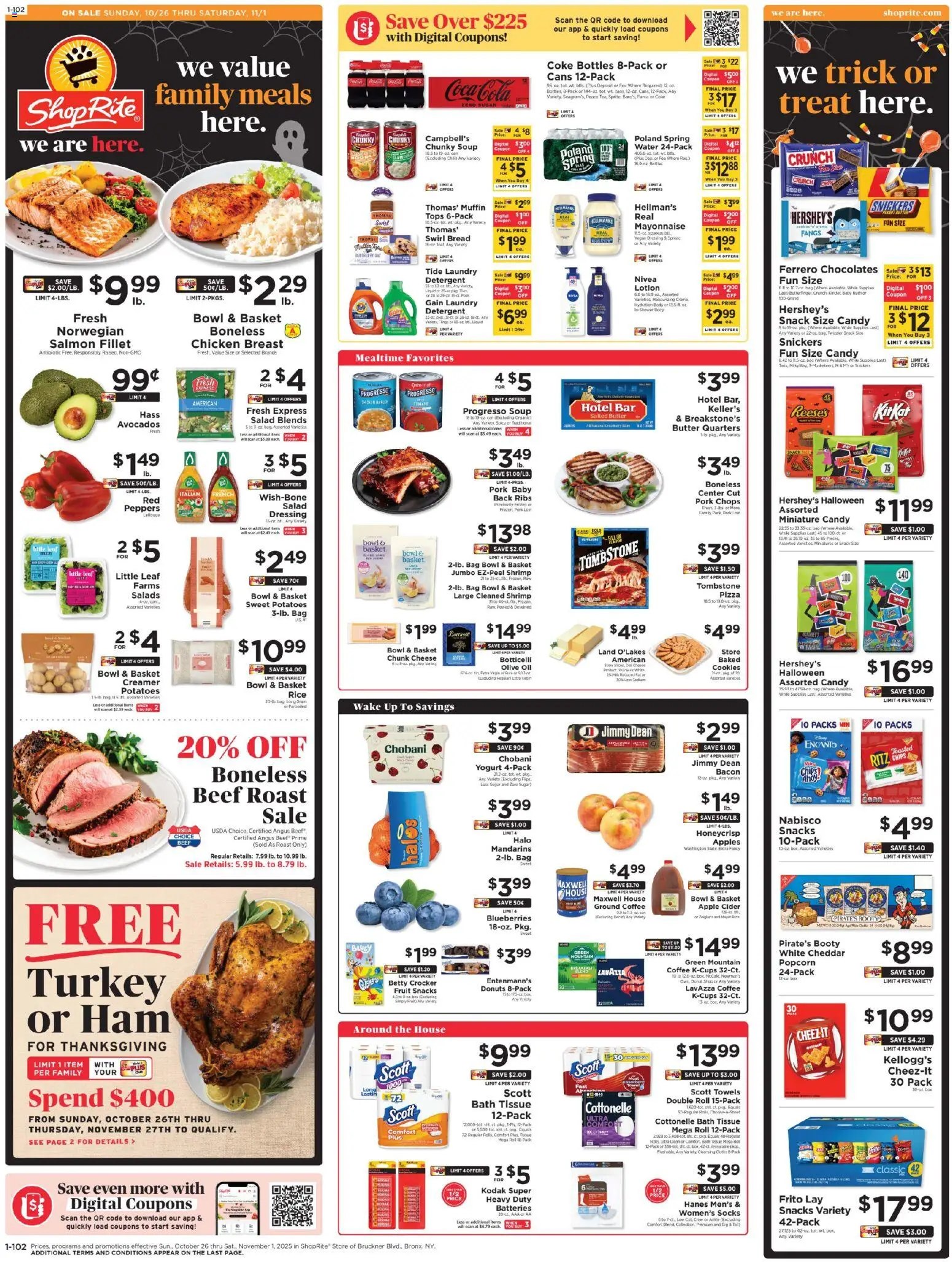ShopRite Weekly Ad 2 - valid from 26.10.2025 | Page: 2 | Products: Peppers, Bread, Socks, Potatoes ShopRite Weekly Ad 2 - valid from 26.10.2025 | Page: 2 | Products: Peppers, Bread, Socks, Potatoes