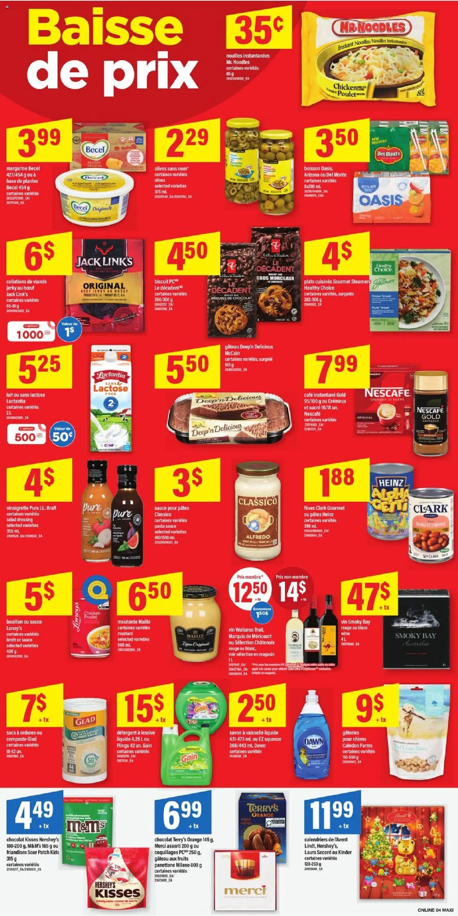 Maxi flyer valid from 30.10.2025 | Page: 8 | Products: Noodles, Pasta, Salad, Wine Maxi flyer valid from 30.10.2025 | Page: 8 | Products: Noodles, Pasta, Salad, Wine