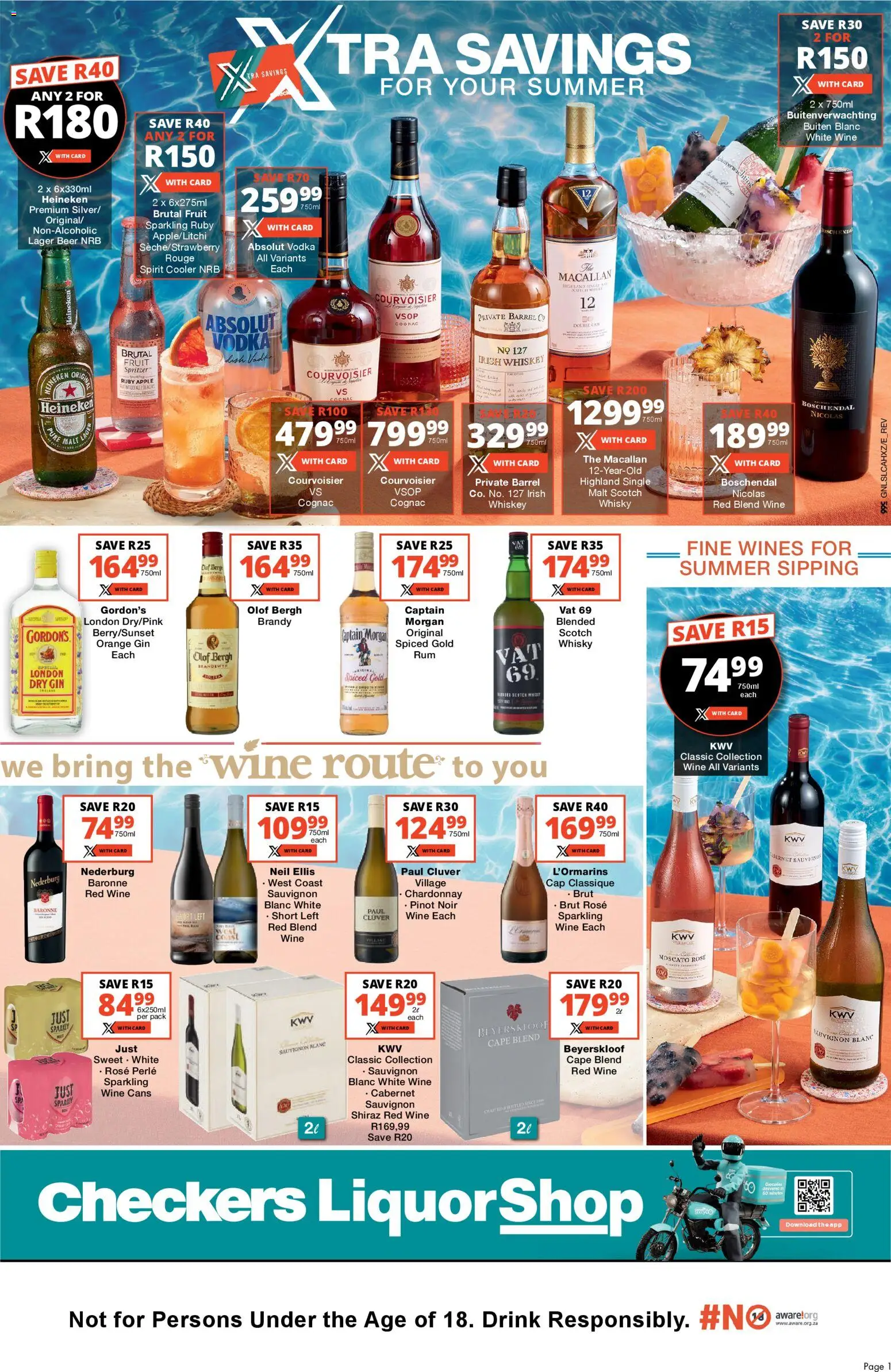 New Checkers catalogue – valid from 24.10.2025 | Page: 1 | Products: Cooler, Beer, Vodka, Fruit New Checkers catalogue – valid from 24.10.2025 | Page: 1 | Products: Cooler, Beer, Vodka, Fruit