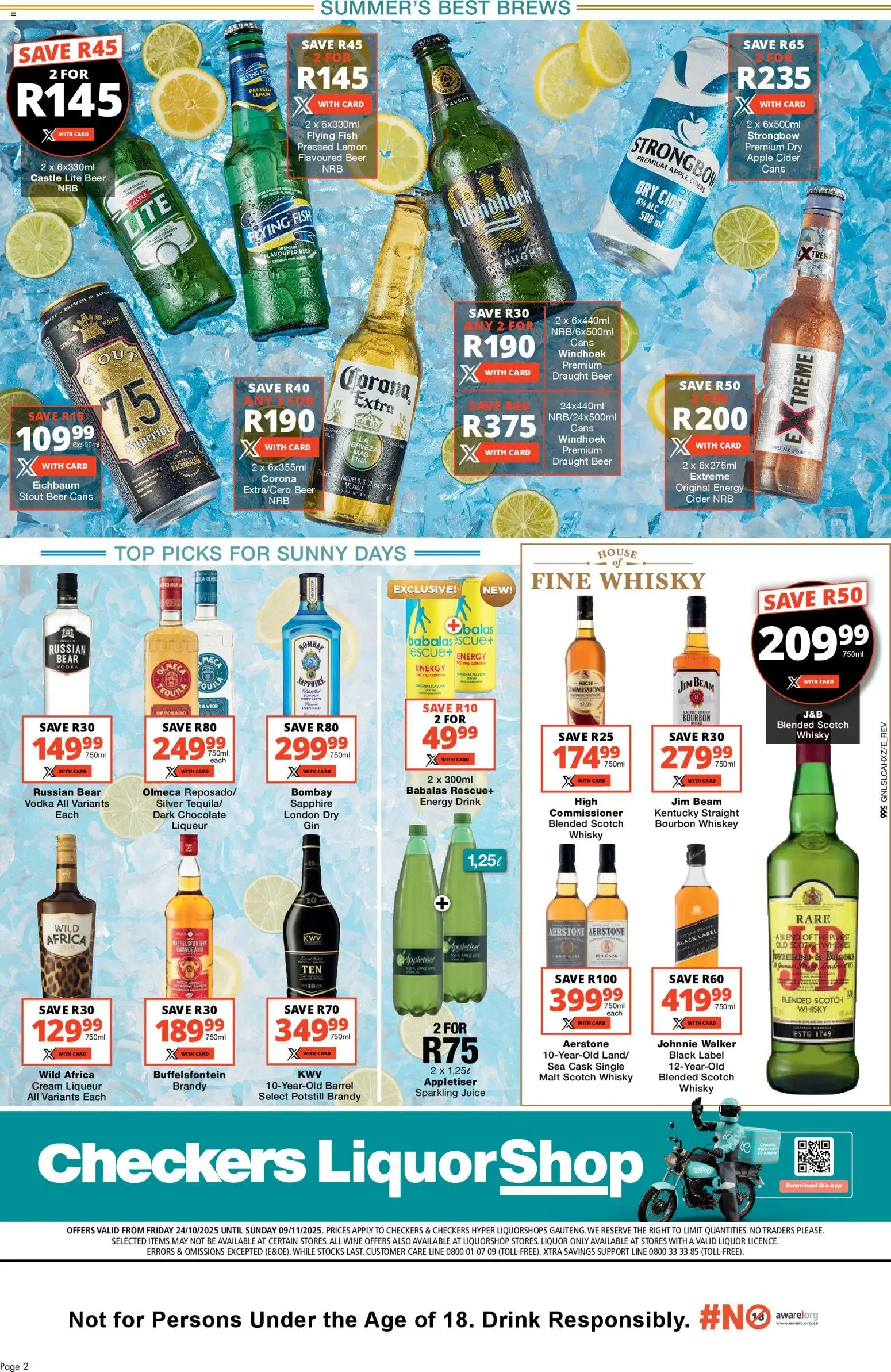 New Checkers catalogue – valid from 24.10.2025 | Page: 2 | Products: Brandy, Chocolate, Bourbon, Lemon New Checkers catalogue – valid from 24.10.2025 | Page: 2 | Products: Brandy, Chocolate, Bourbon, Lemon