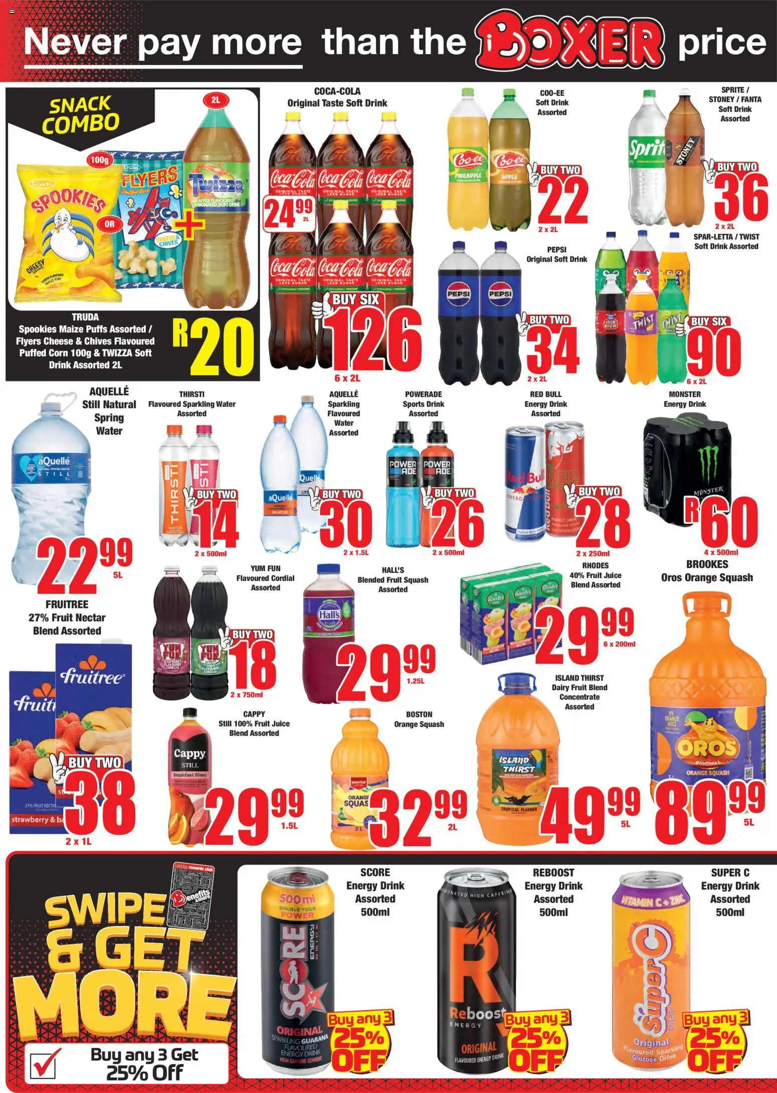 New Boxer catalogue – valid from 23.10.2025 | Page: 6 | Products: Juice, Sprite, Stoney, Fruit New Boxer catalogue – valid from 23.10.2025 | Page: 6 | Products: Juice, Sprite, Stoney, Fruit