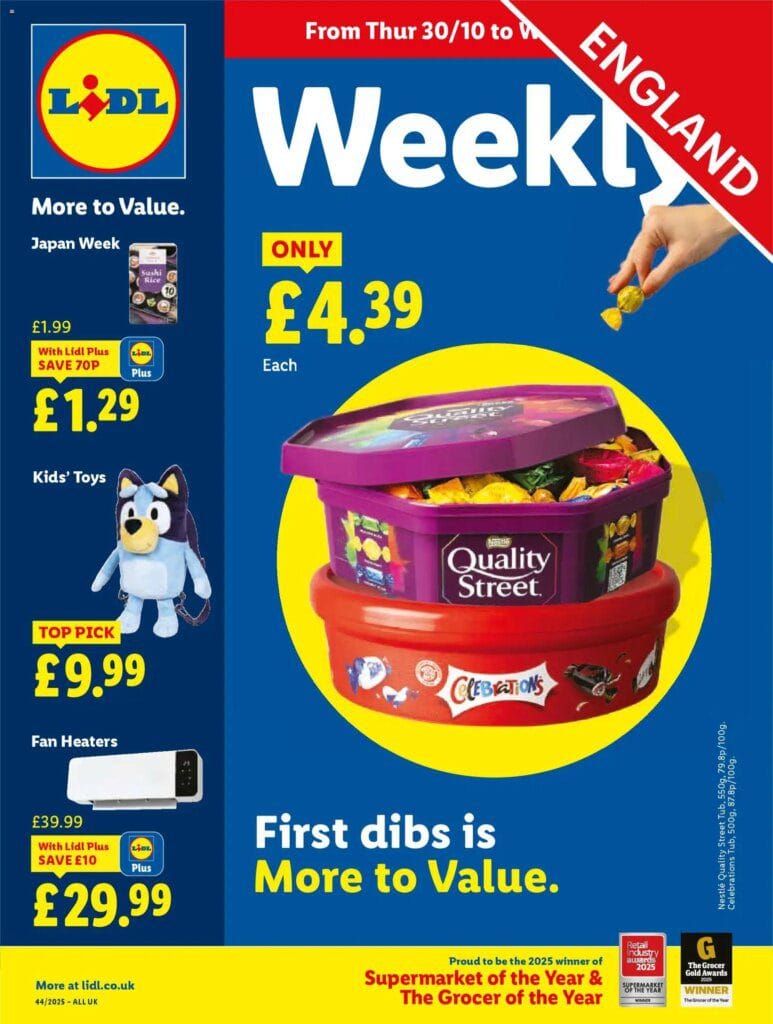 Lidl – Lidl Weekly (30/10/2025 – 05/11/2025) – Offers Online