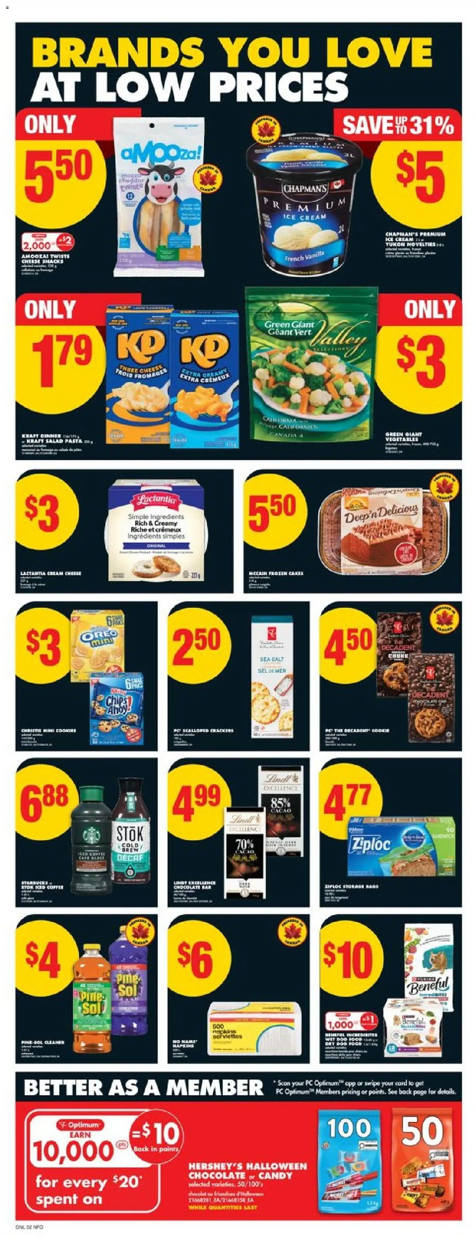 No Frills flyer valid from 23.10.2025 | Page: 7 | Products: Pasta, Cookies, Ice cream, PC No Frills flyer valid from 23.10.2025 | Page: 7 | Products: Pasta, Cookies, Ice cream, PC