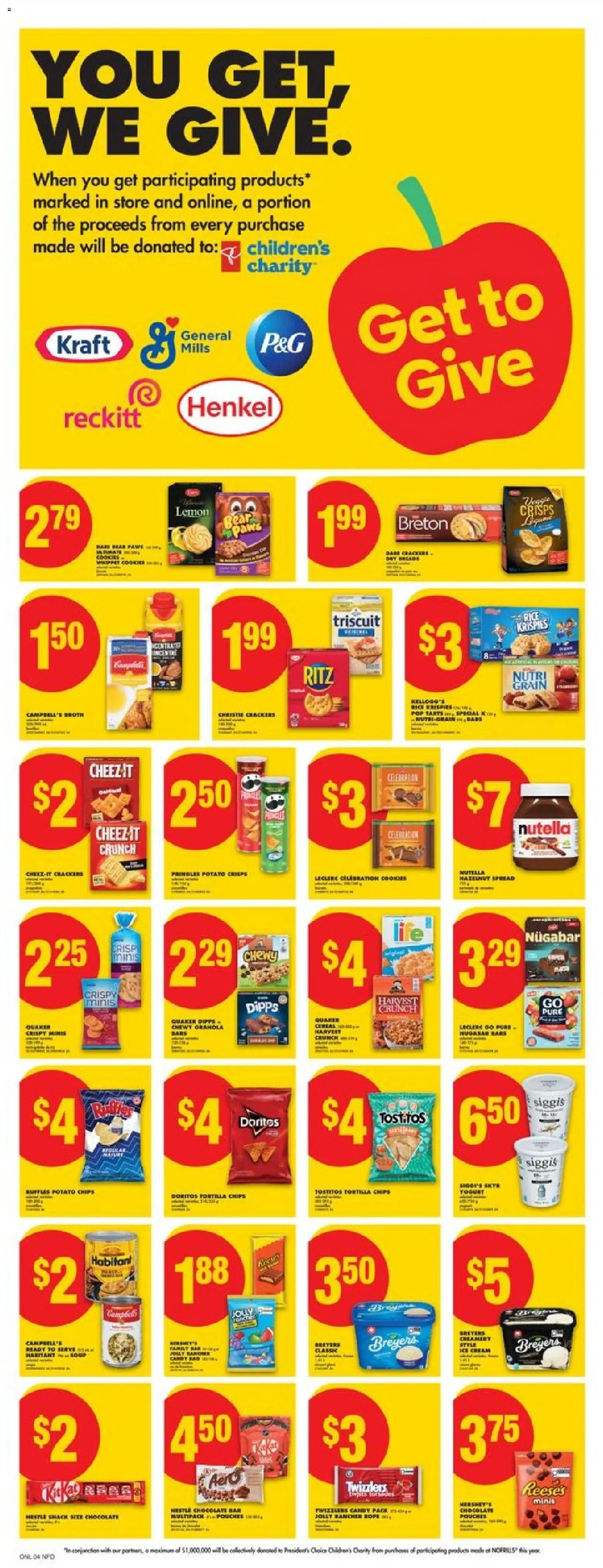 No Frills flyer valid from 23.10.2025 | Page: 10 | Products: Chips, Cookies, Chocolate No Frills flyer valid from 23.10.2025 | Page: 10 | Products: Chips, Cookies, Chocolate