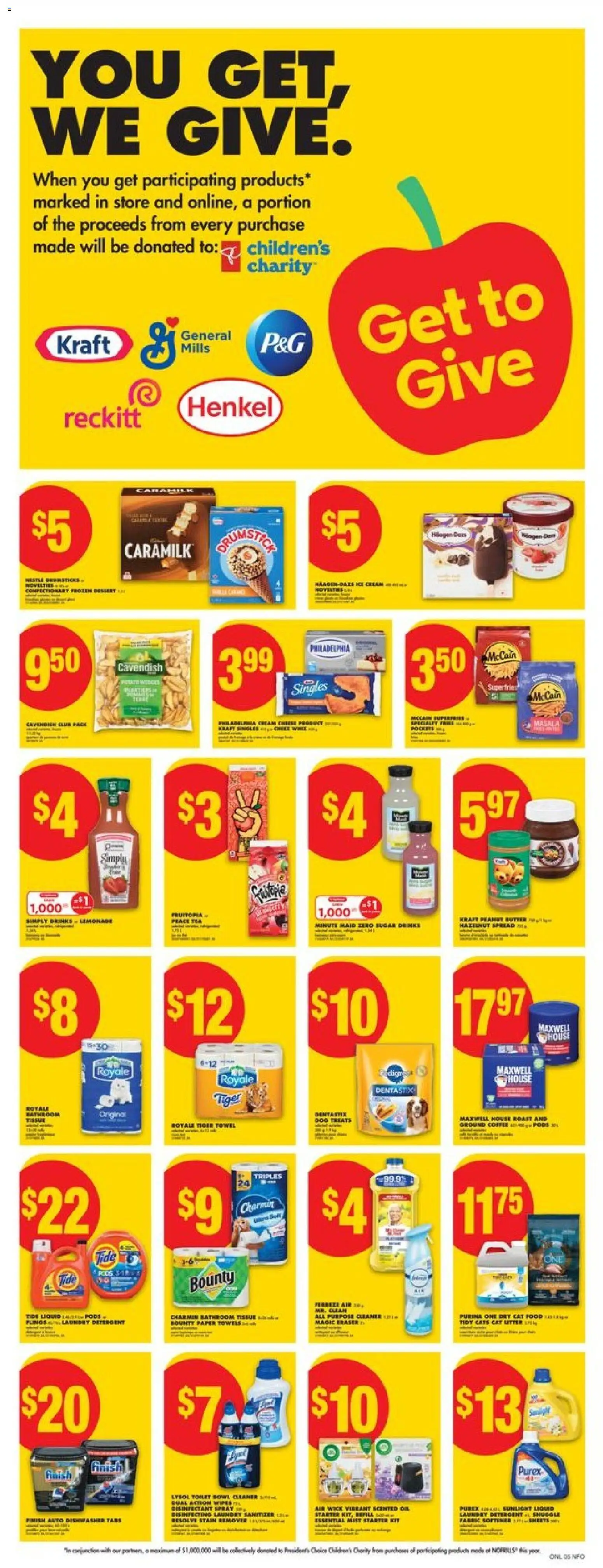 No Frills flyer valid from 23.10.2025 | Page: 11 | Products: Cream, Stain remover, Cheese, Oil No Frills flyer valid from 23.10.2025 | Page: 11 | Products: Cream, Stain remover, Cheese, Oil