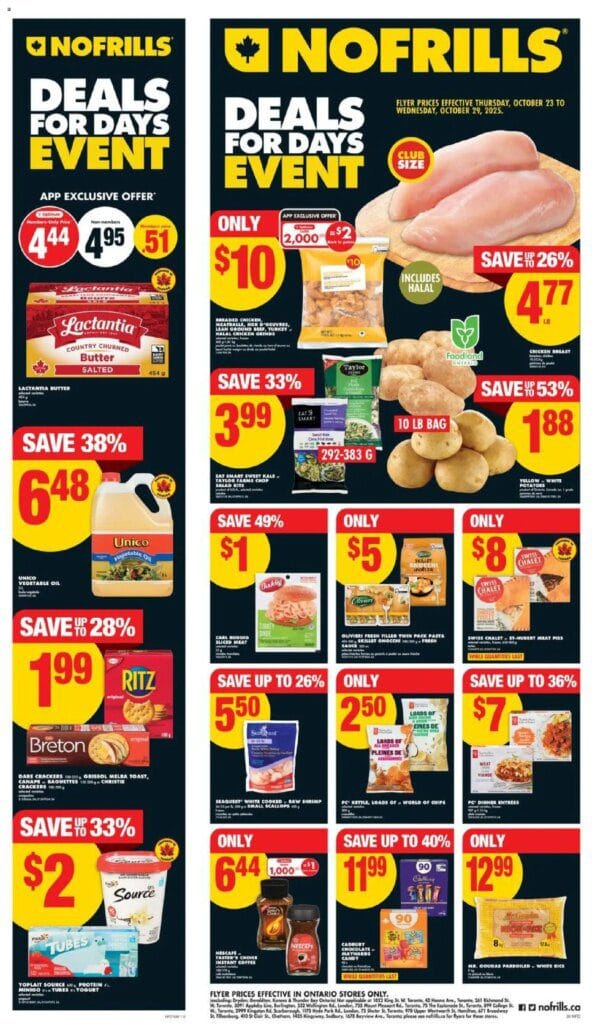 No Frills weekly flyer / circulaire from Oct 23, 2025 > weekly specials & deals 2 No Frills weekly flyer / circulaire from Oct 23, 2025 > weekly specials & deals