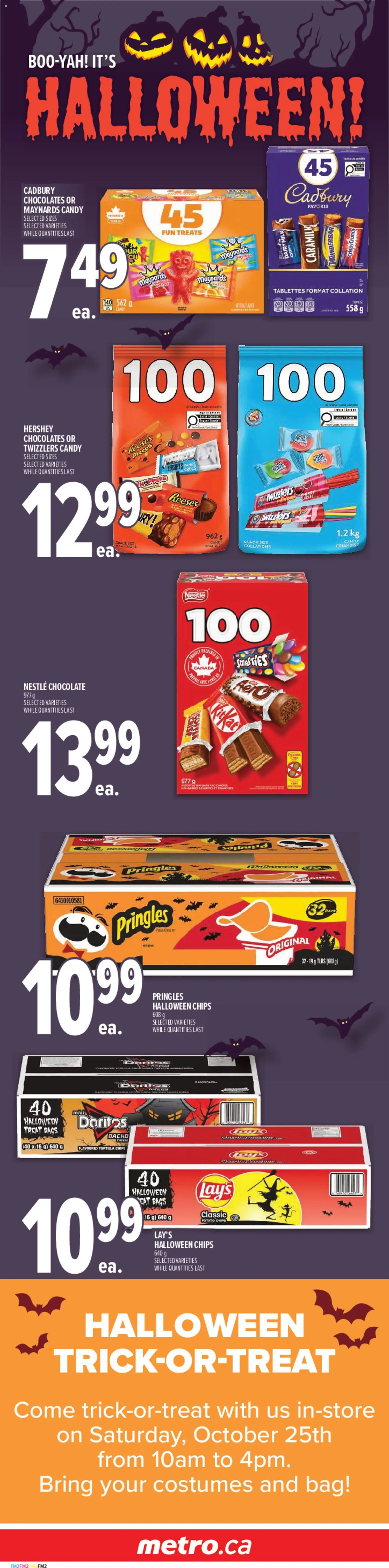Metro flyer valid from 23.10.2025 | Page: 3 | Products: Chips, Bag, Milk, Chocolate Metro flyer valid from 23.10.2025 | Page: 3 | Products: Chips, Bag, Milk, Chocolate