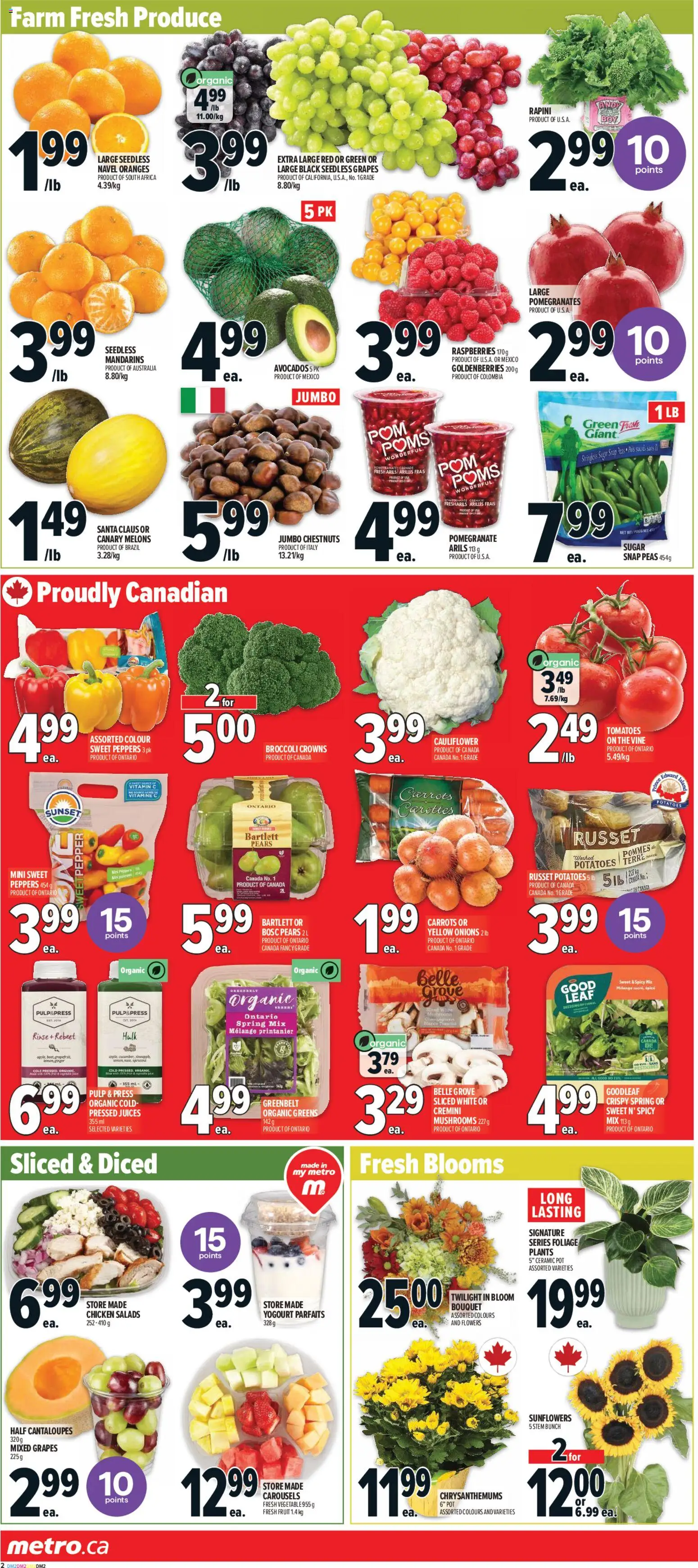 Metro flyer valid from 23.10.2025 | Page: 7 | Products: Potatoes, Chicken, Oranges, Tomatoes Metro flyer valid from 23.10.2025 | Page: 7 | Products: Potatoes, Chicken, Oranges, Tomatoes