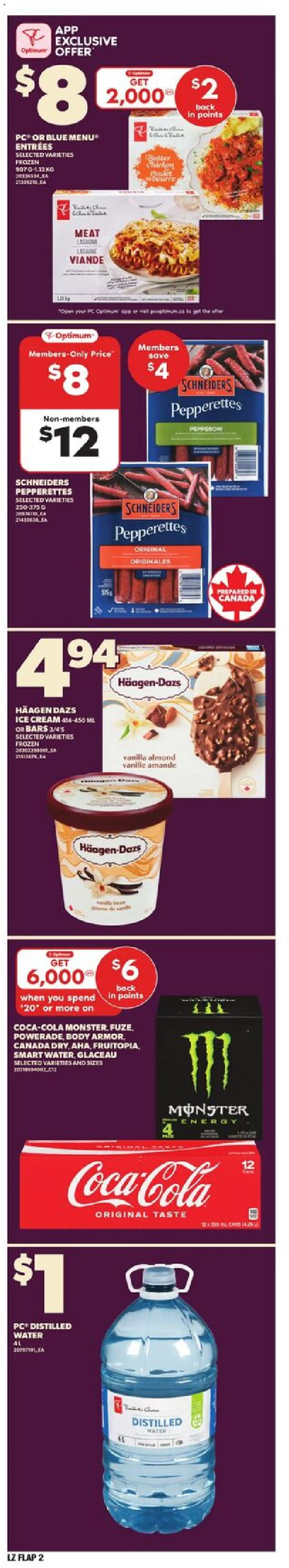Loblaws flyer valid from 23.10.2025 | Page: 2 | Products: Cream, Ice cream