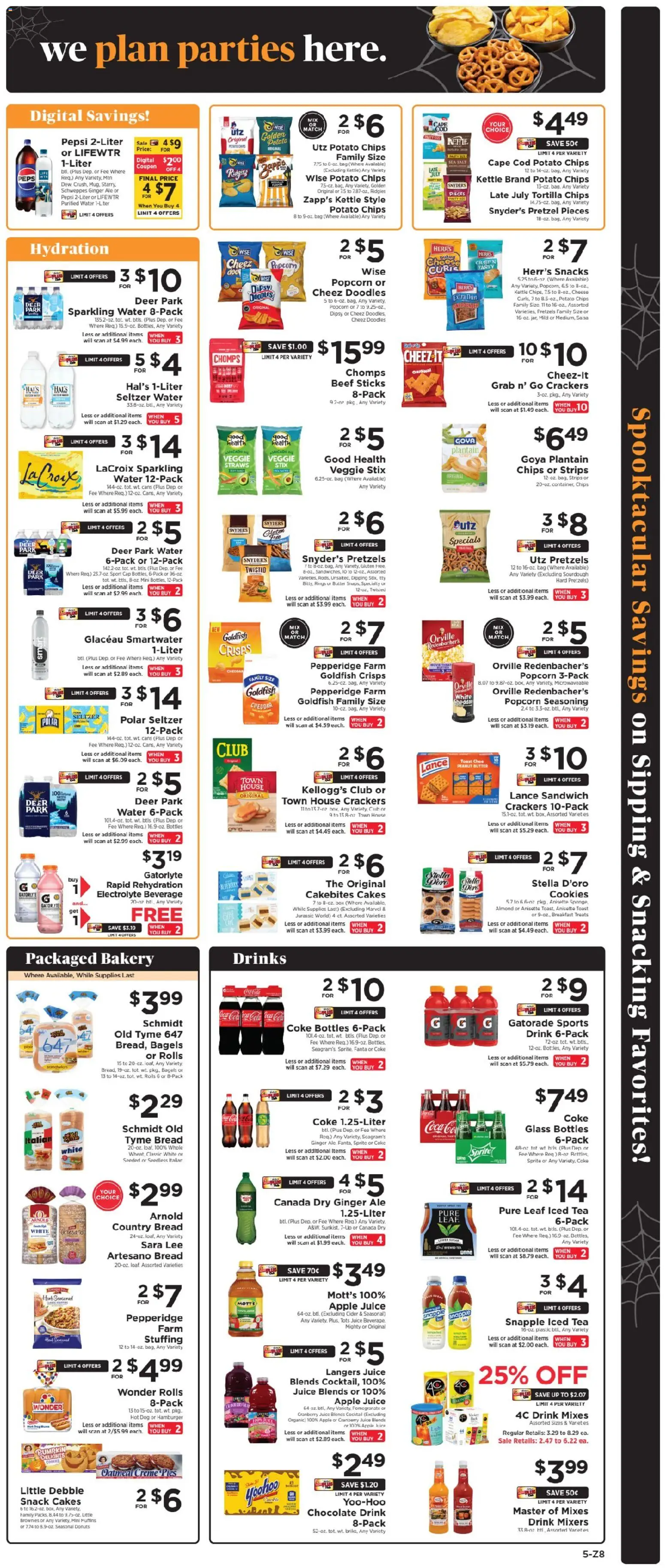 ShopRite Weekly Ad - valid from 24.10.2025 | Page: 7 | Products: Ginger, Butter, Chocolate, Juice ShopRite Weekly Ad - valid from 24.10.2025 | Page: 7 | Products: Ginger, Butter, Chocolate, Juice