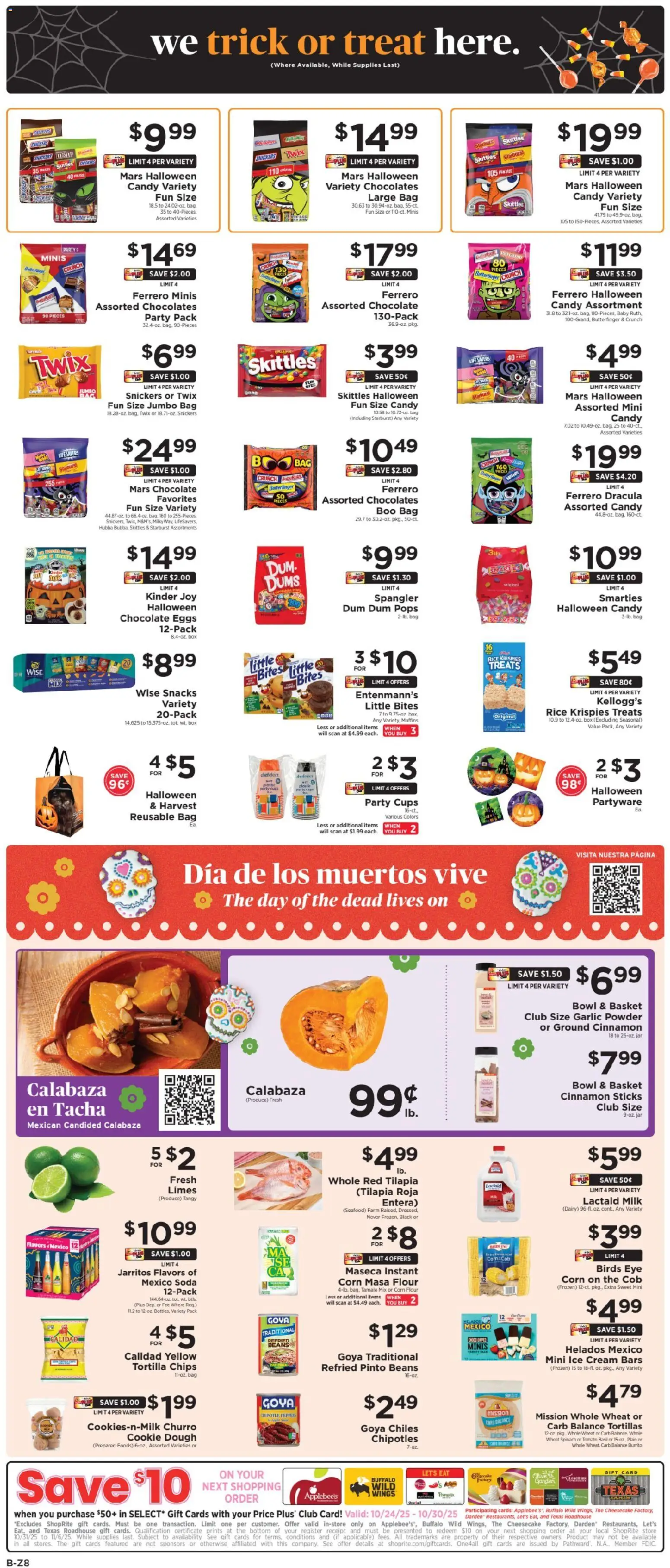 ShopRite Weekly Ad - valid from 24.10.2025 | Page: 13 | Products: Corn, Chips, Seafood, Garlic ShopRite Weekly Ad - valid from 24.10.2025 | Page: 13 | Products: Corn, Chips, Seafood, Garlic