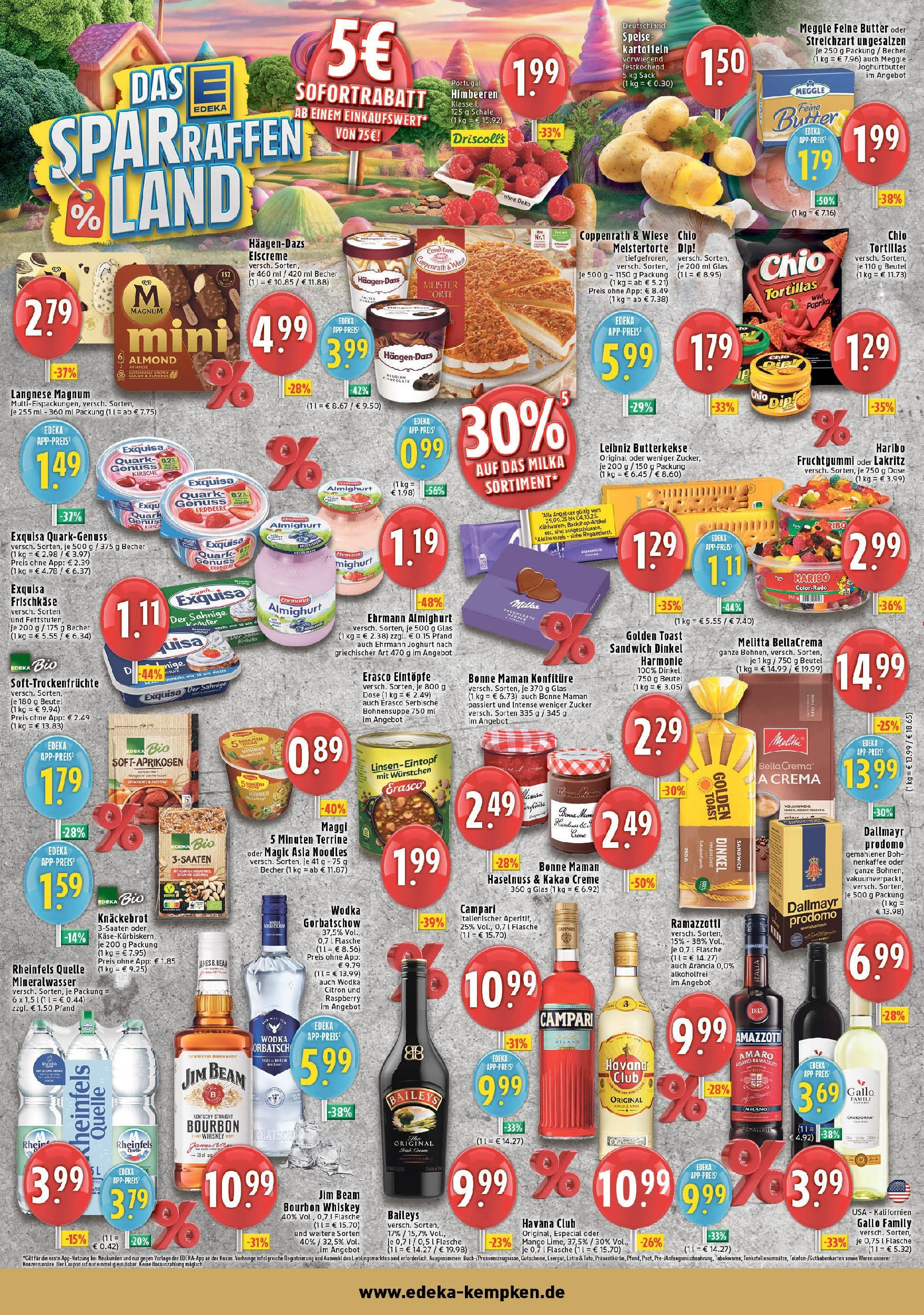 Edeka prospekt Krefeld - Hüls	 (ab 28.09.2025) » Angebote Online | Seite: 6 | Produkte: Langnese, Maggi, Joghurt, Chips