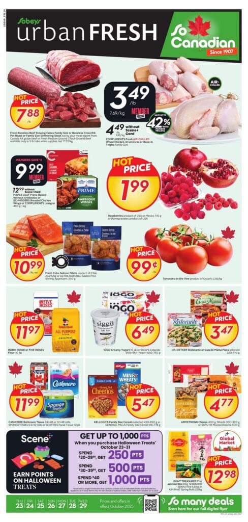 Sobeys Urban Fresh Flyer October 23 – October 29, 2025