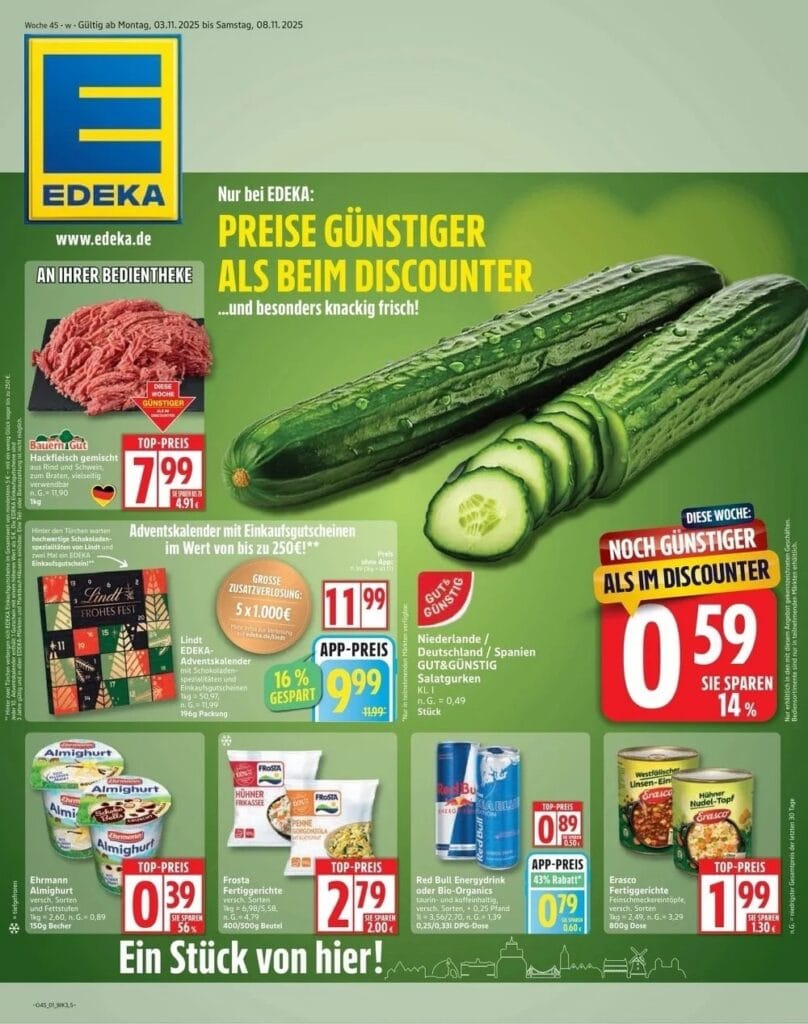 Edeka Prospekt – Diese Woche gültig vom 3.11.2025 bis 8.11.2025