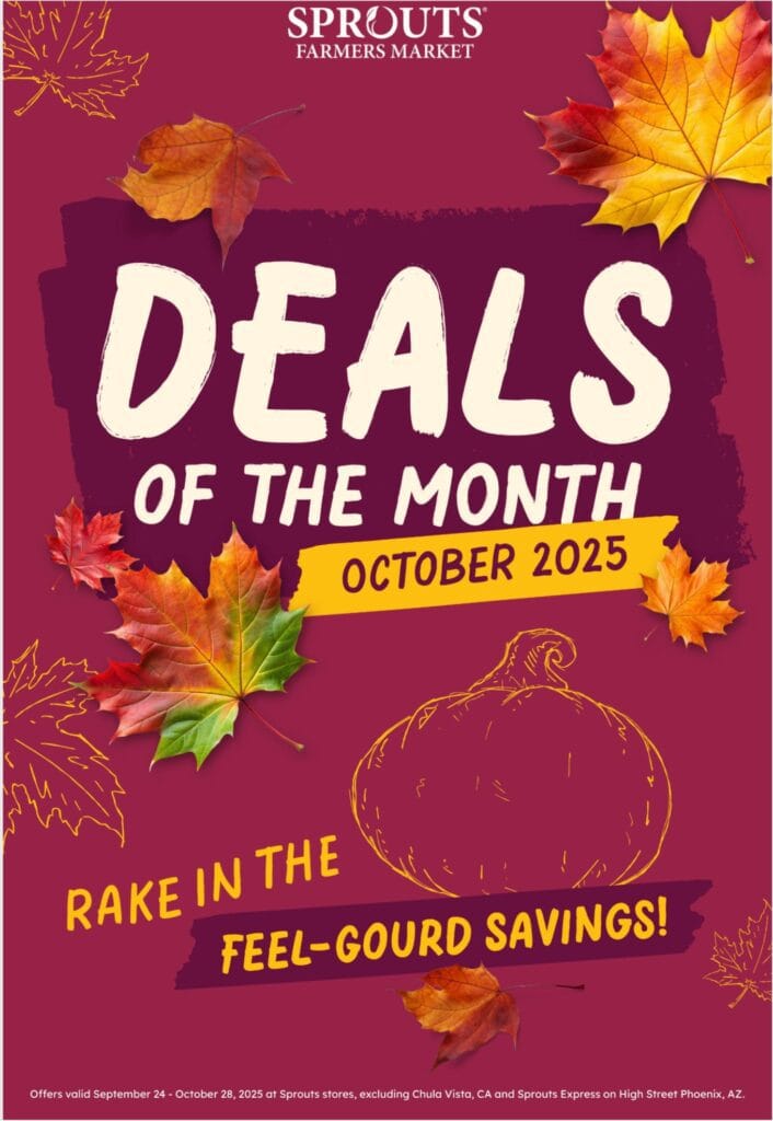 Sprouts Monthly Ad September 23 – October 21, 2025