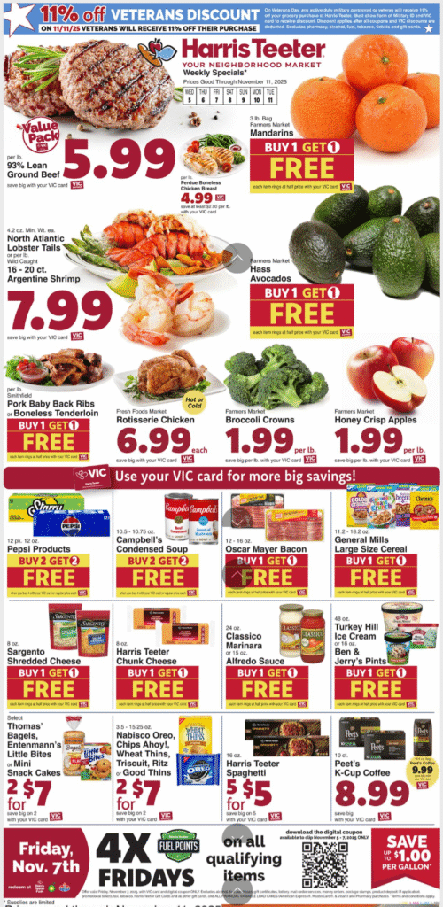 Harris Teeter Sales Ad 05 November