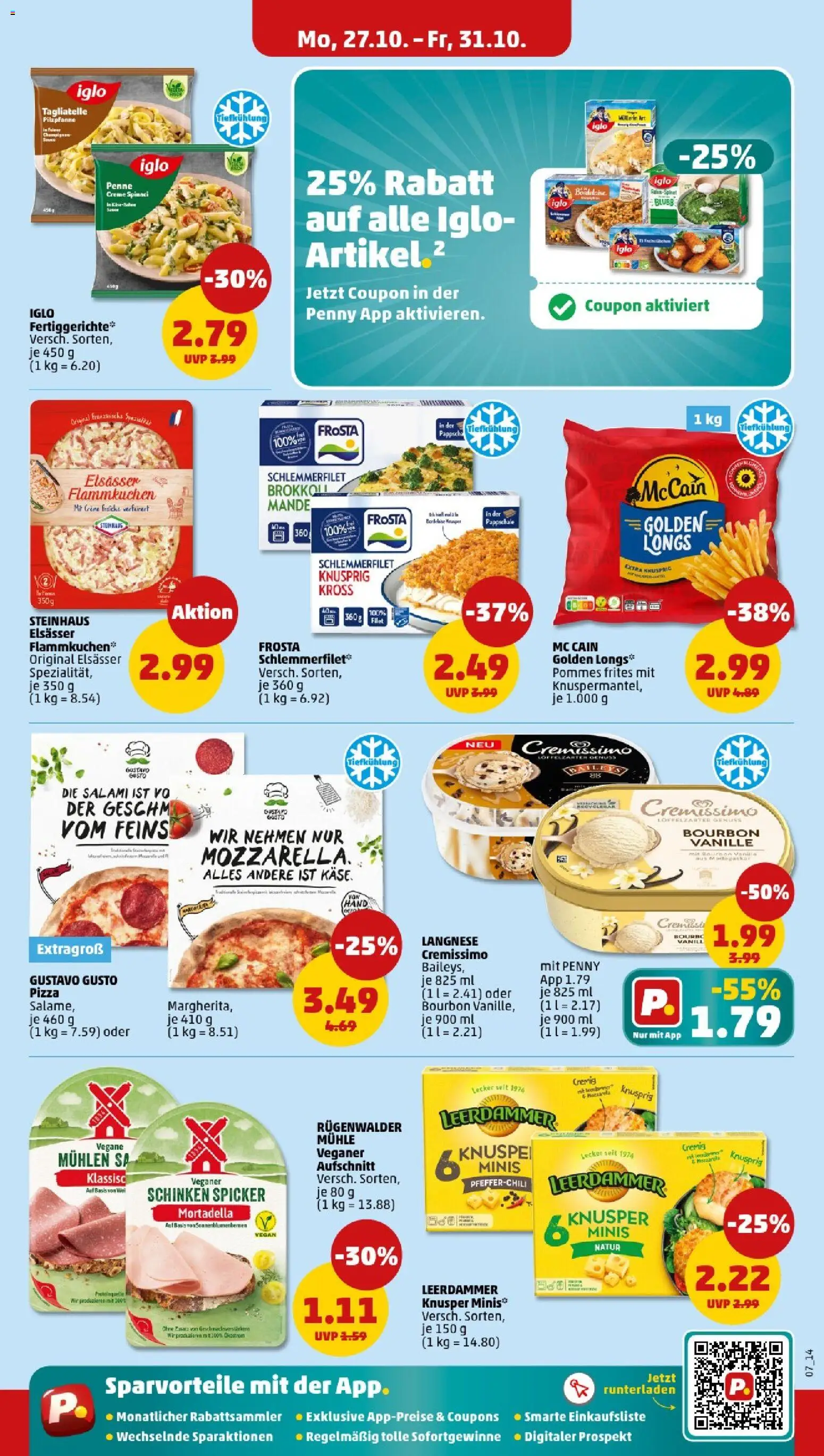 Penny - Baden-Württemberg – gültig ab 27.10.2025 | Seite: 9 | Produkte: Gustavo gusto, Cremissimo, Creme, Salami Penny - Baden-Württemberg – gültig ab 27.10.2025 | Seite: 9 | Produkte: Gustavo gusto, Cremissimo, Creme, Salami