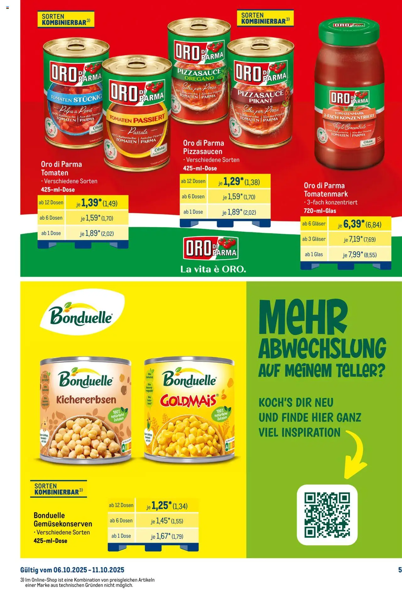 Metro Starke Marken – gültig ab 06.10.2025 | Seite: 5 | Produkte: Tomaten, Oro di parma, Zucker, Pizza Metro Starke Marken – gültig ab 06.10.2025 | Seite: 5 | Produkte: Tomaten, Oro di parma, Zucker, Pizza