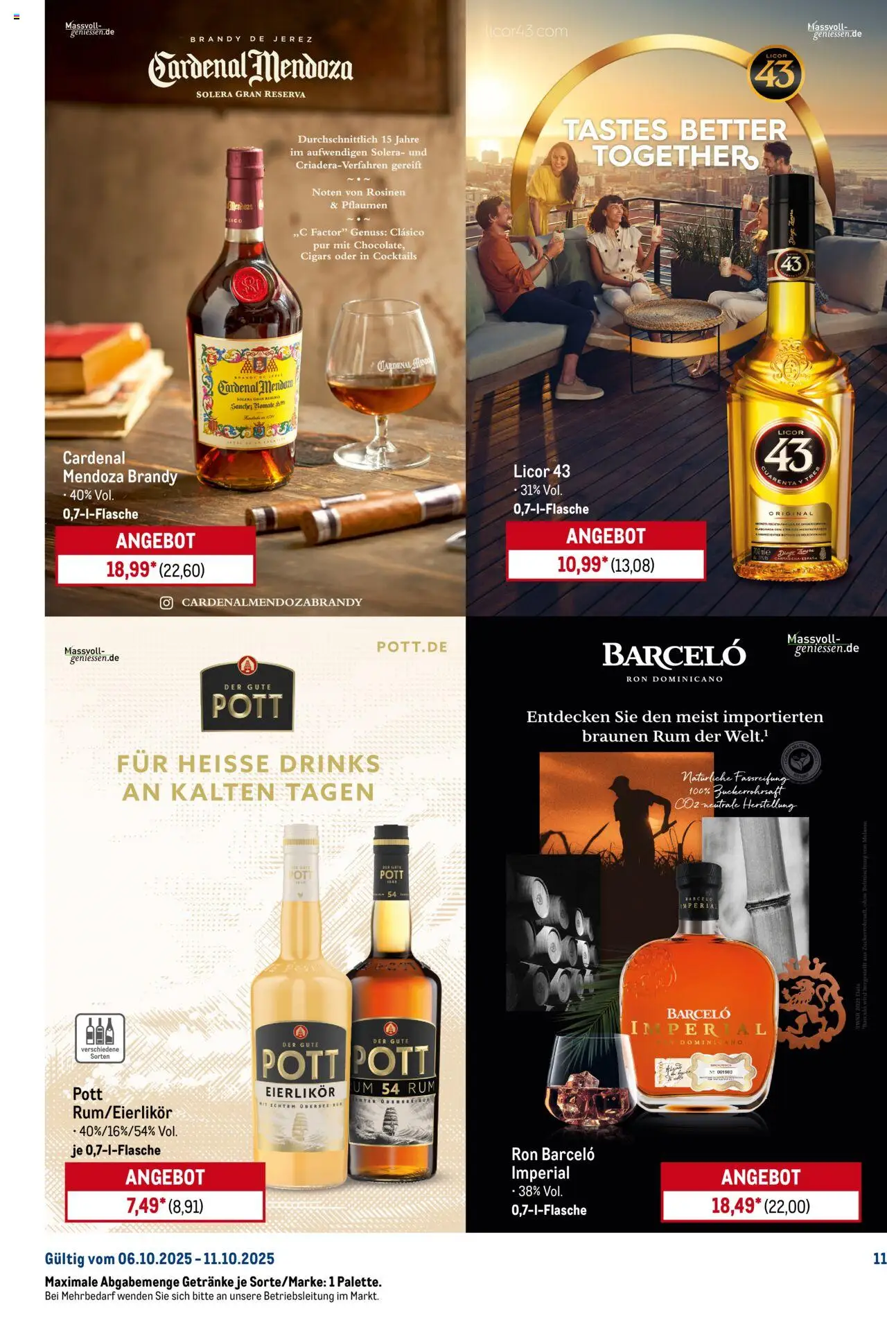 Metro Starke Marken – gültig ab 06.10.2025 | Seite: 11 | Produkte: Pflaumen, Rum, Rosinen Metro Starke Marken – gültig ab 06.10.2025 | Seite: 11 | Produkte: Pflaumen, Rum, Rosinen