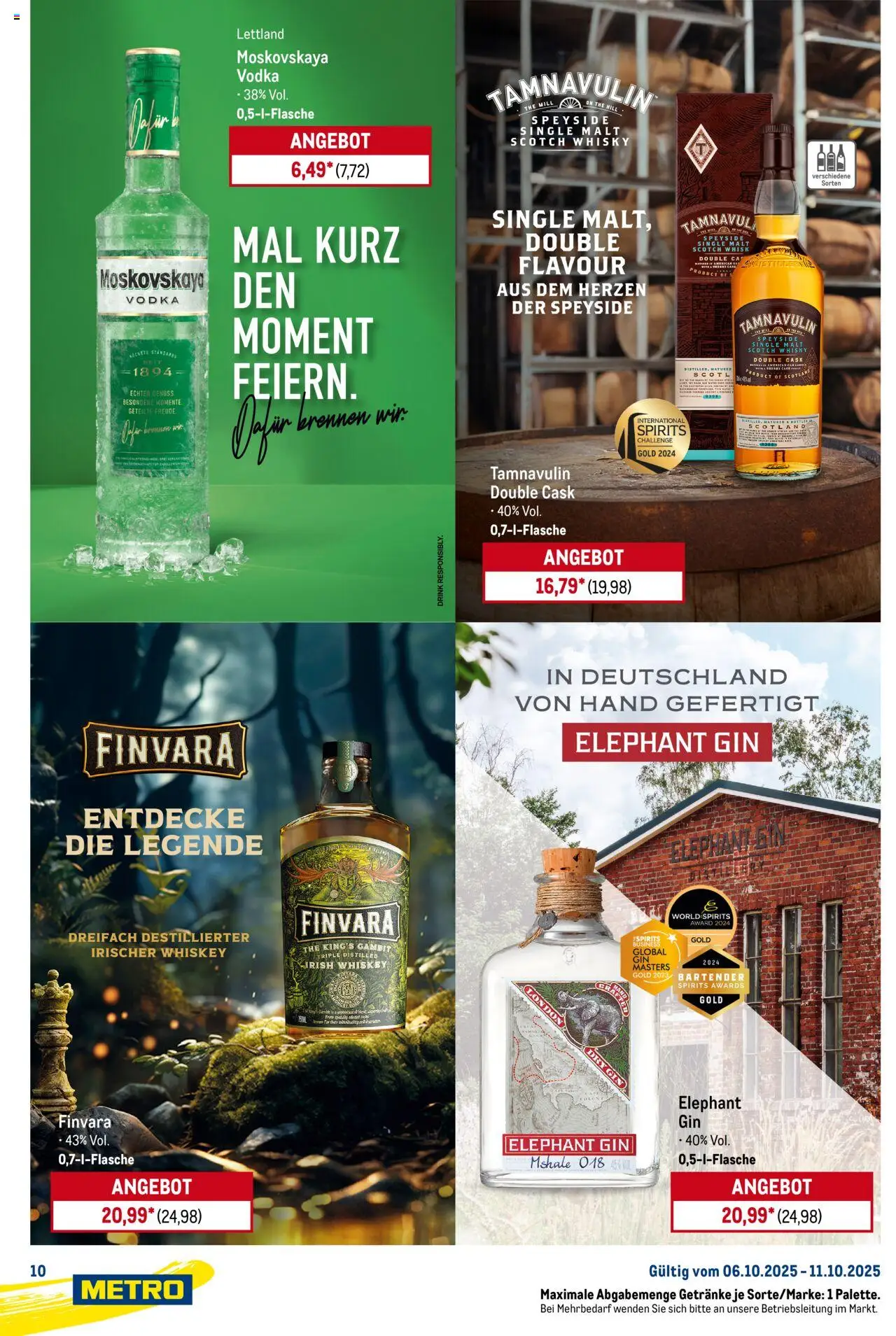 Metro Starke Marken – gültig ab 06.10.2025 | Seite: 10 | Produkte: Whisky, Vodka, Gin, Whiskey Metro Starke Marken – gültig ab 06.10.2025 | Seite: 10 | Produkte: Whisky, Vodka, Gin, Whiskey
