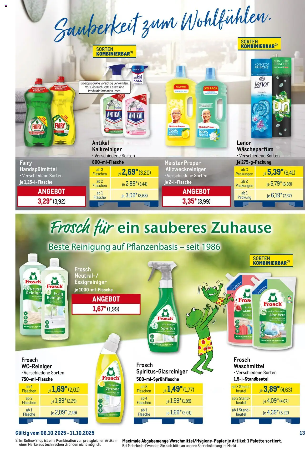 Metro Starke Marken – gültig ab 06.10.2025 | Seite: 13 | Produkte: Essig, Duft, Waschmittel, Wok Metro Starke Marken – gültig ab 06.10.2025 | Seite: 13 | Produkte: Essig, Duft, Waschmittel, Wok