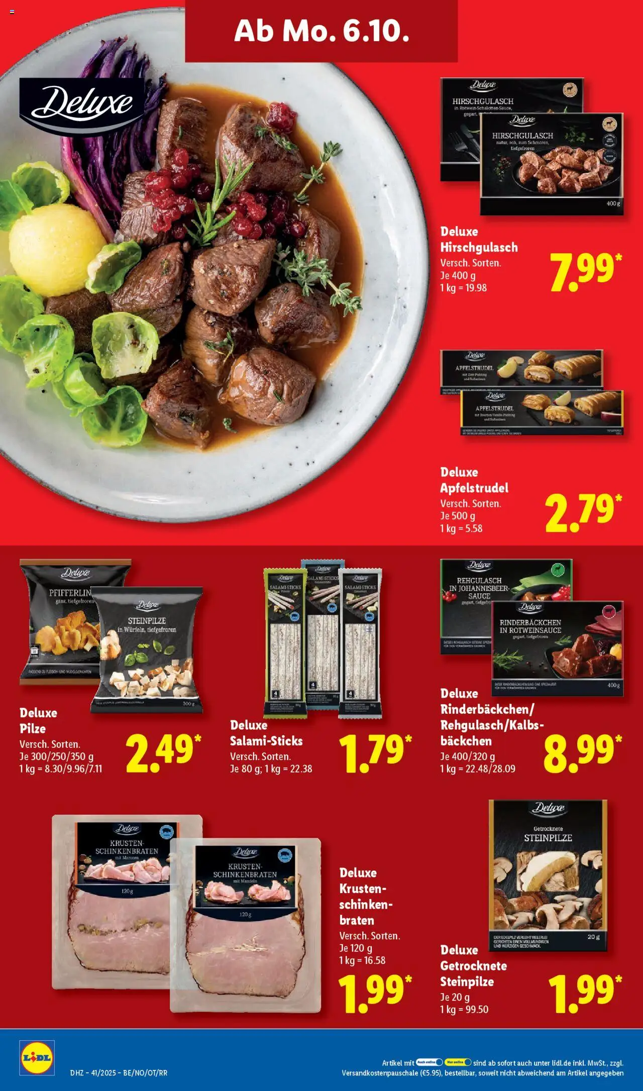 Lidl Prospekt Prenzlau – gültig ab 06.10.2025 | Seite: 24 | Produkte: Rum, Mandeln, Salami, Schinken