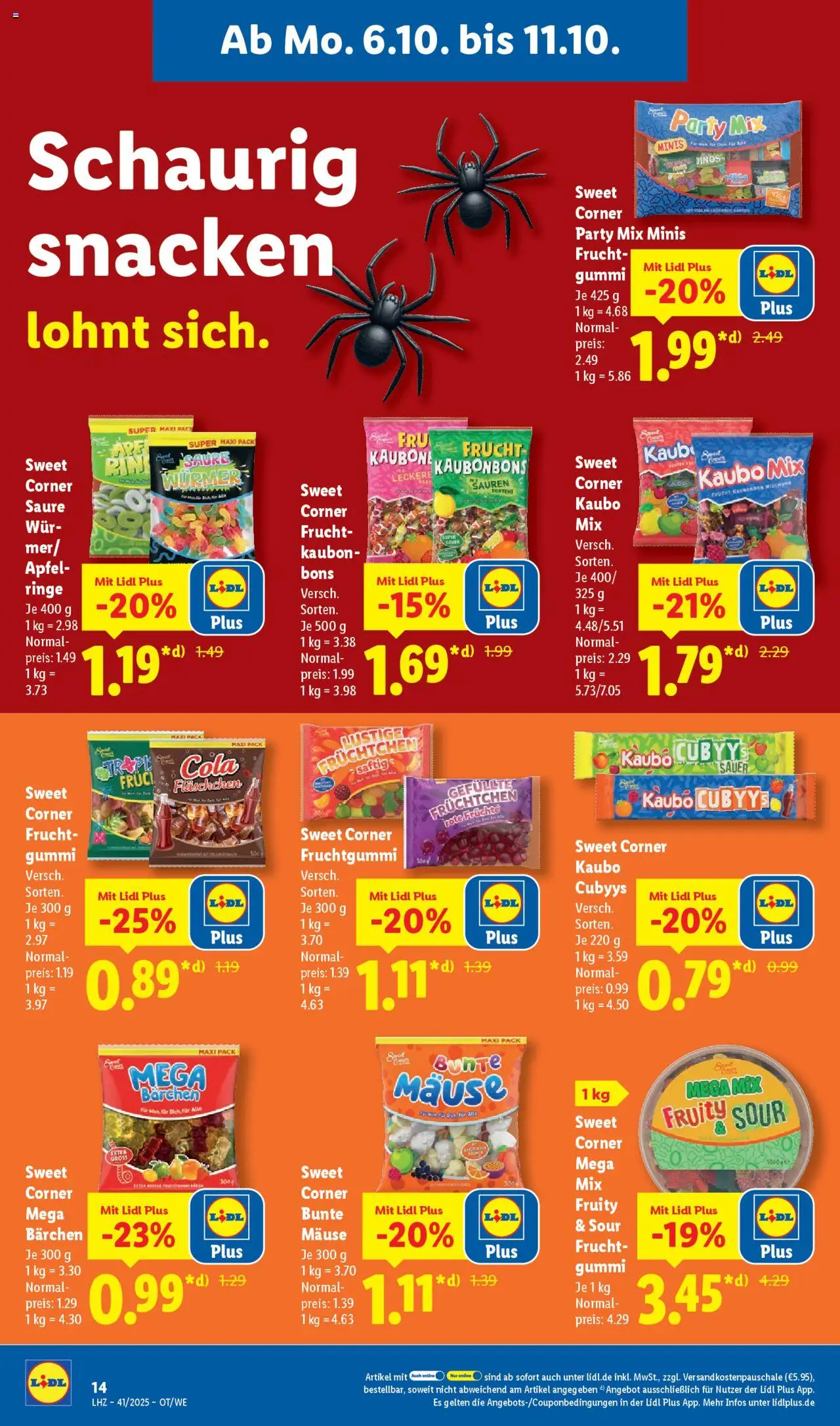 Lidl Prospekt Prenzlau – gültig ab 06.10.2025 | Seite: 26 | Produkte: Cola, Äpfel