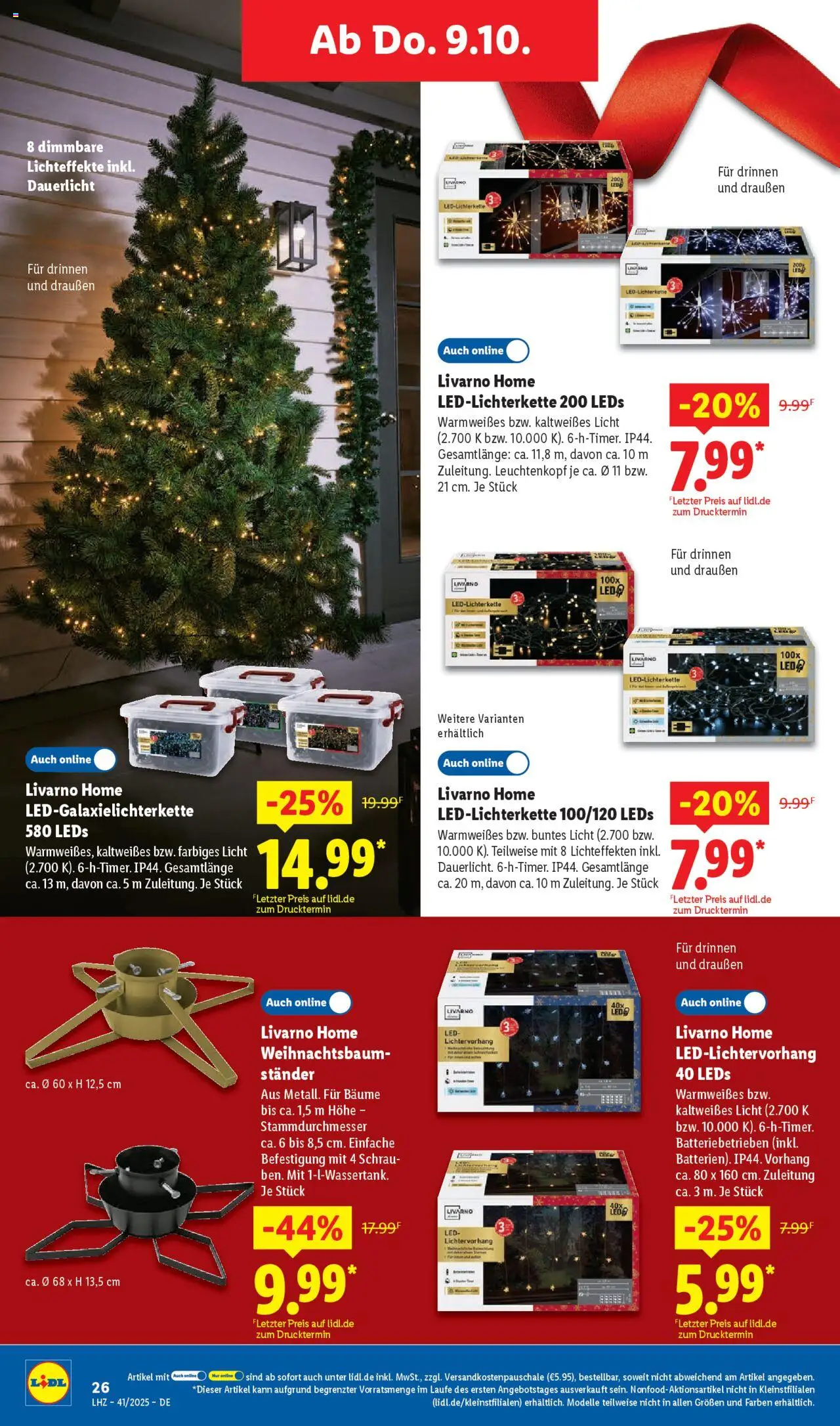 Lidl Prospekt Prenzlau – gültig ab 06.10.2025 | Seite: 44 | Produkte: Vorhang