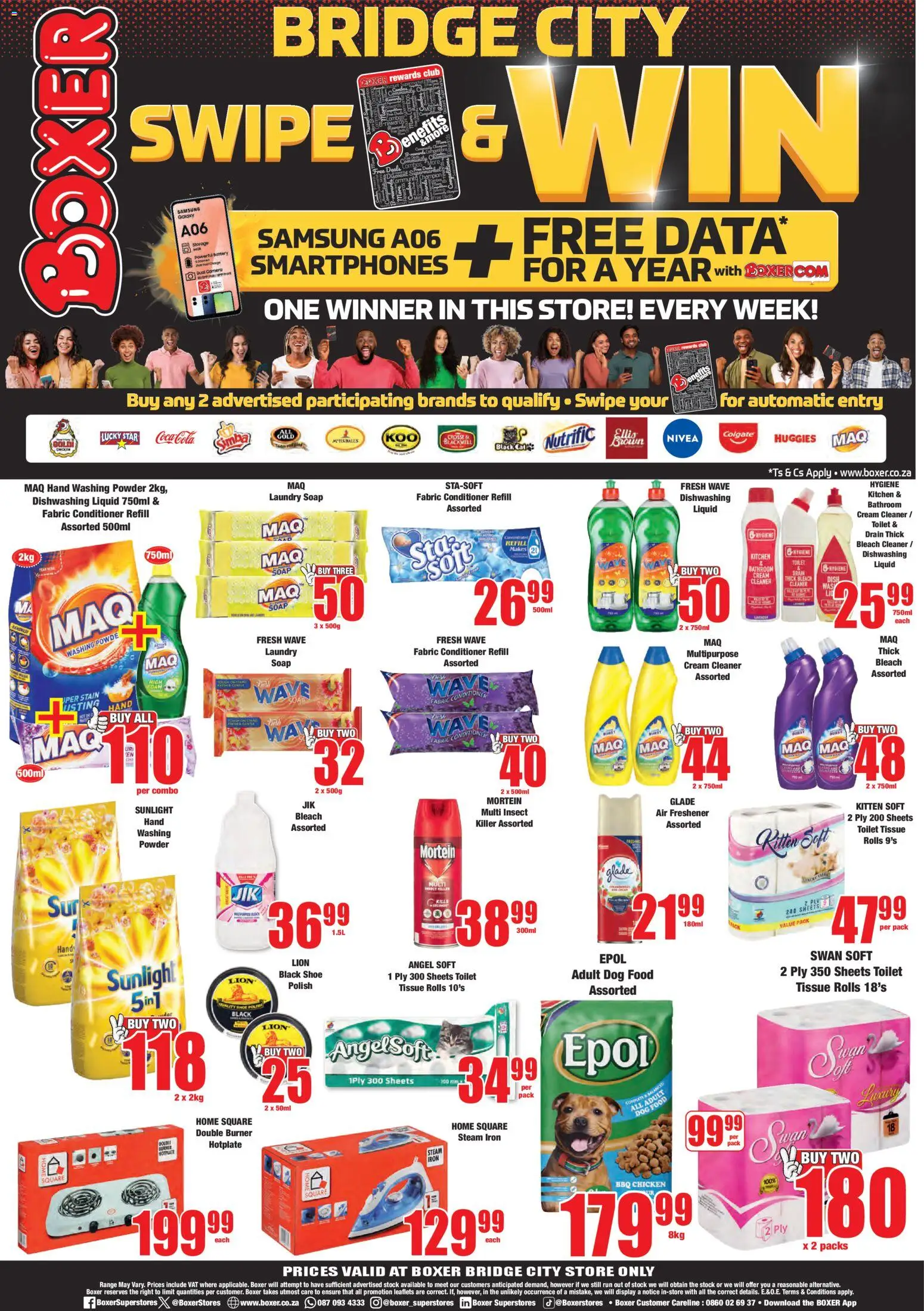 New Boxer catalogue – valid from 23.10.2025 | Page: 12 | Products: Air freshener, Cream, Soap, Washing powder