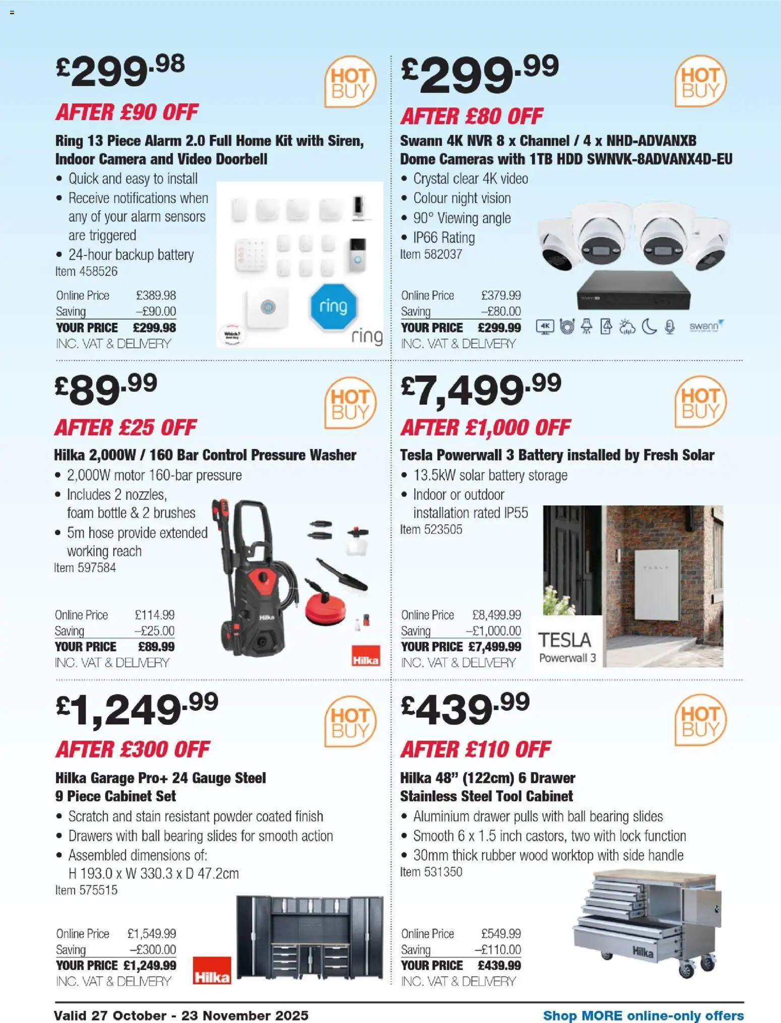 {H1} | Page: 30 | Products: Battery, Pressure washer, Handle, Camera {H1} | Page: 30 | Products: Battery, Pressure washer, Handle, Camera