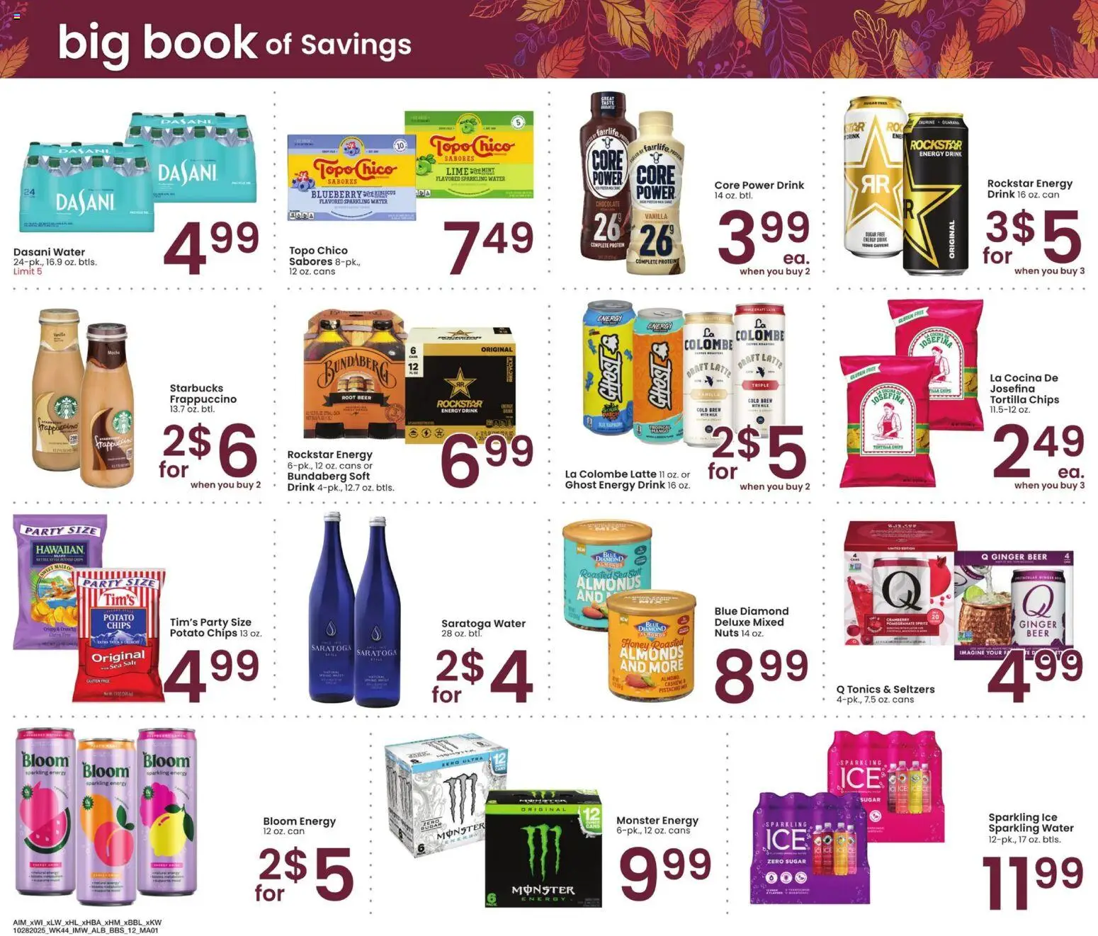 Albertsons Big Book of Savings - valid from 28.10.2025 | Page: 12 | Products: Beer, Chips, Sugar, Lime Albertsons Big Book of Savings - valid from 28.10.2025 | Page: 12 | Products: Beer, Chips, Sugar, Lime