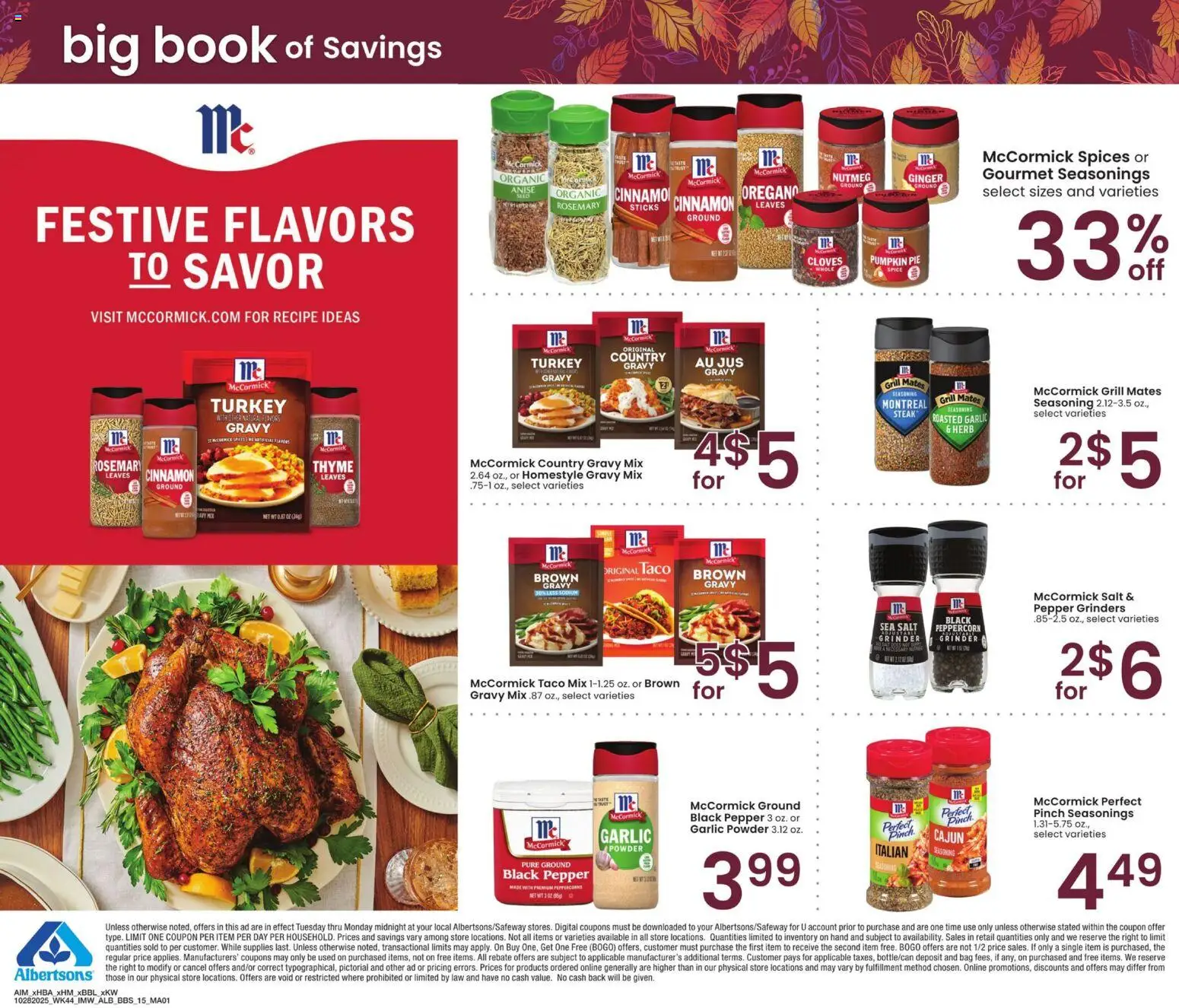 Albertsons Big Book of Savings - valid from 28.10.2025 | Page: 15 | Products: Powder, Salt, Bag, Grill Albertsons Big Book of Savings - valid from 28.10.2025 | Page: 15 | Products: Powder, Salt, Bag, Grill