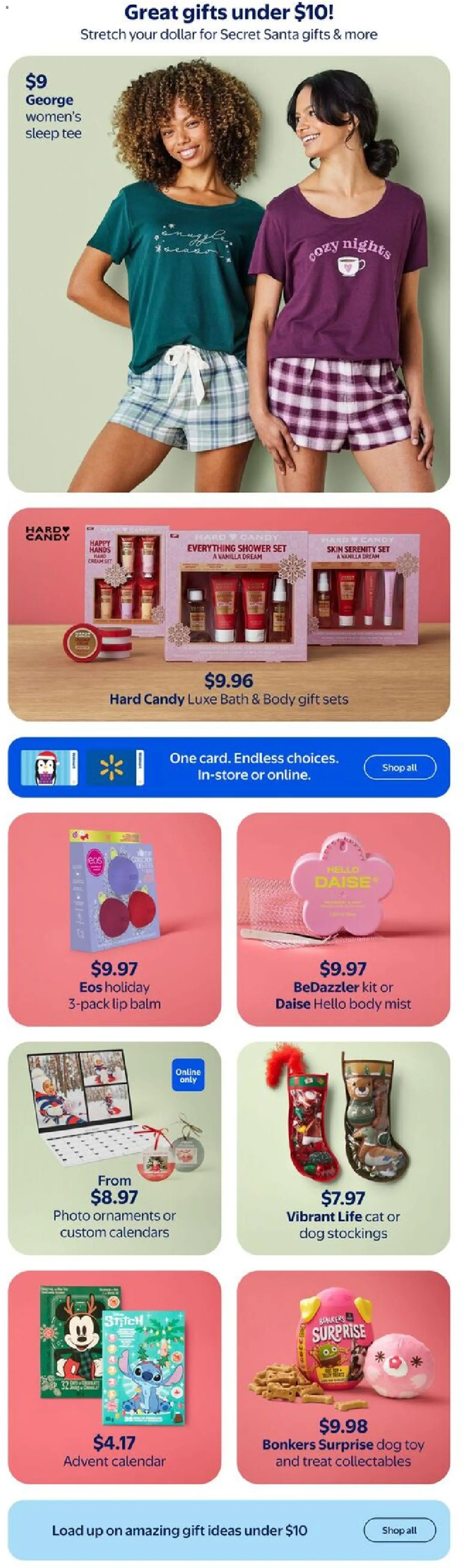 Walmart flyer valid from 30.10.2025 | Page: 4 | Products: Cream, Bath, Shower Walmart flyer valid from 30.10.2025 | Page: 4 | Products: Cream, Bath, Shower