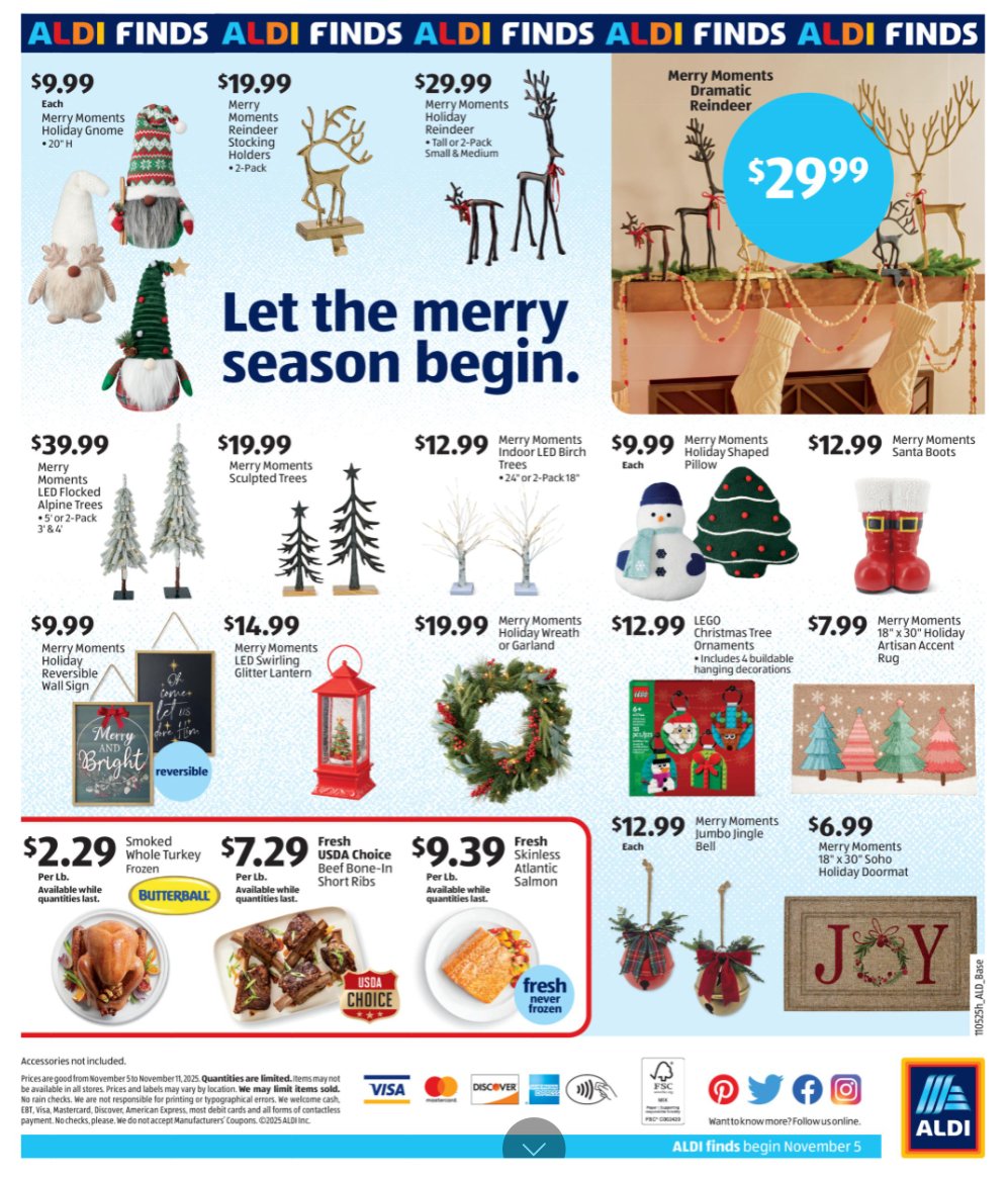 Aldi In Store Ad November 5 – November 11, 2025. No skipping days allowed. 2