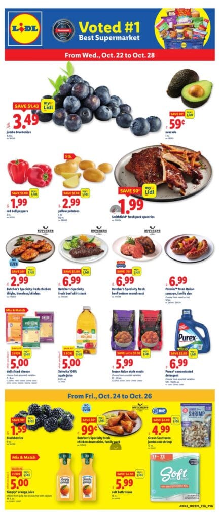 Lidl Weekly Ad October 22 – October 28, 2025