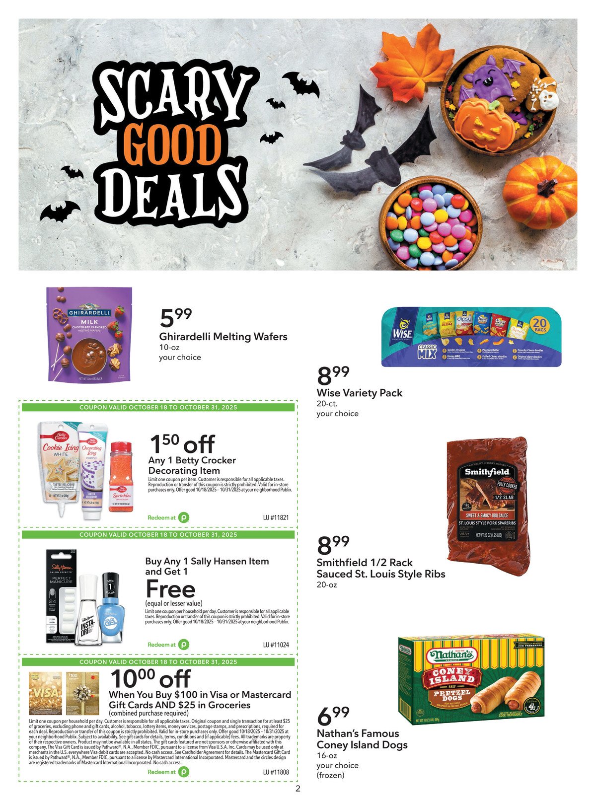 Publix Extra Savings October 18 – October 31, 2025 2