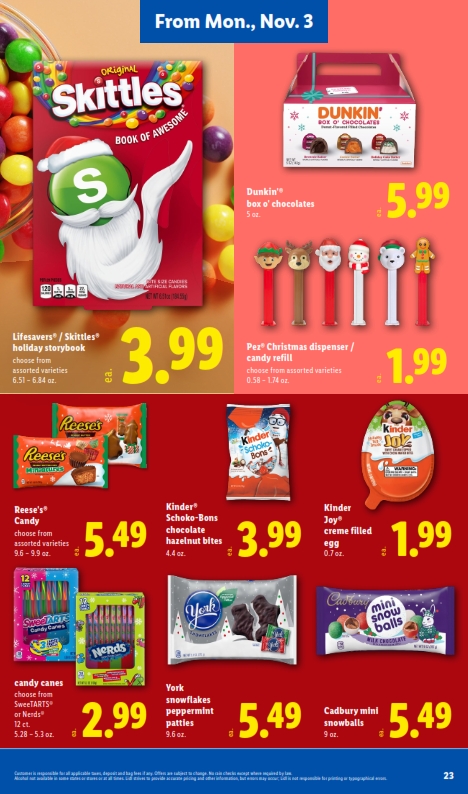Lidl Ad Specials October 29 – November 4, 2025 23
