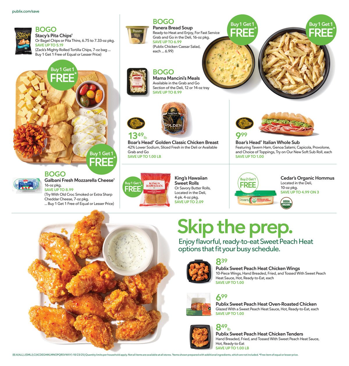 Publix Weekly Ad preview October 22 – October 28, 2025 8