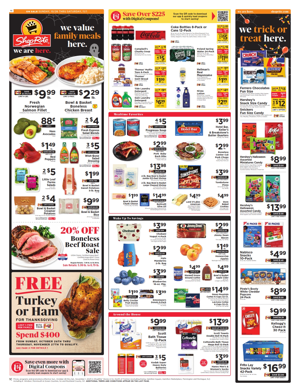 Shoprite Circular Ad October 26 – November 1, 2025 2