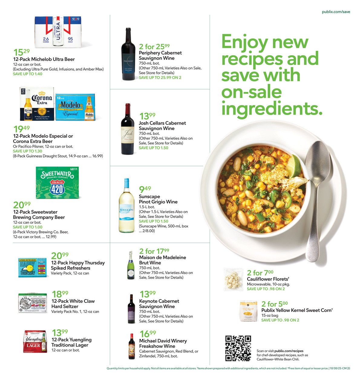 Publix Ad for this week October 29 – November 4, 2025 3
