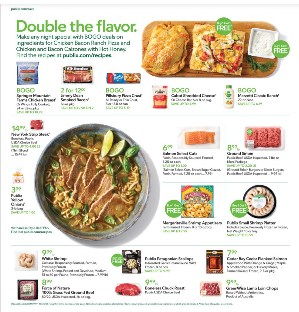 Publix Ad for this week October 29 – November 4, 2025 4