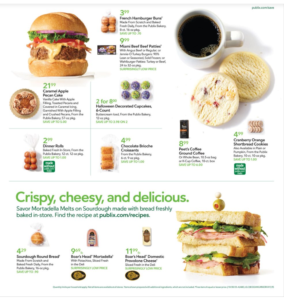 Publix Ad for this week October 29 – November 4, 2025 9